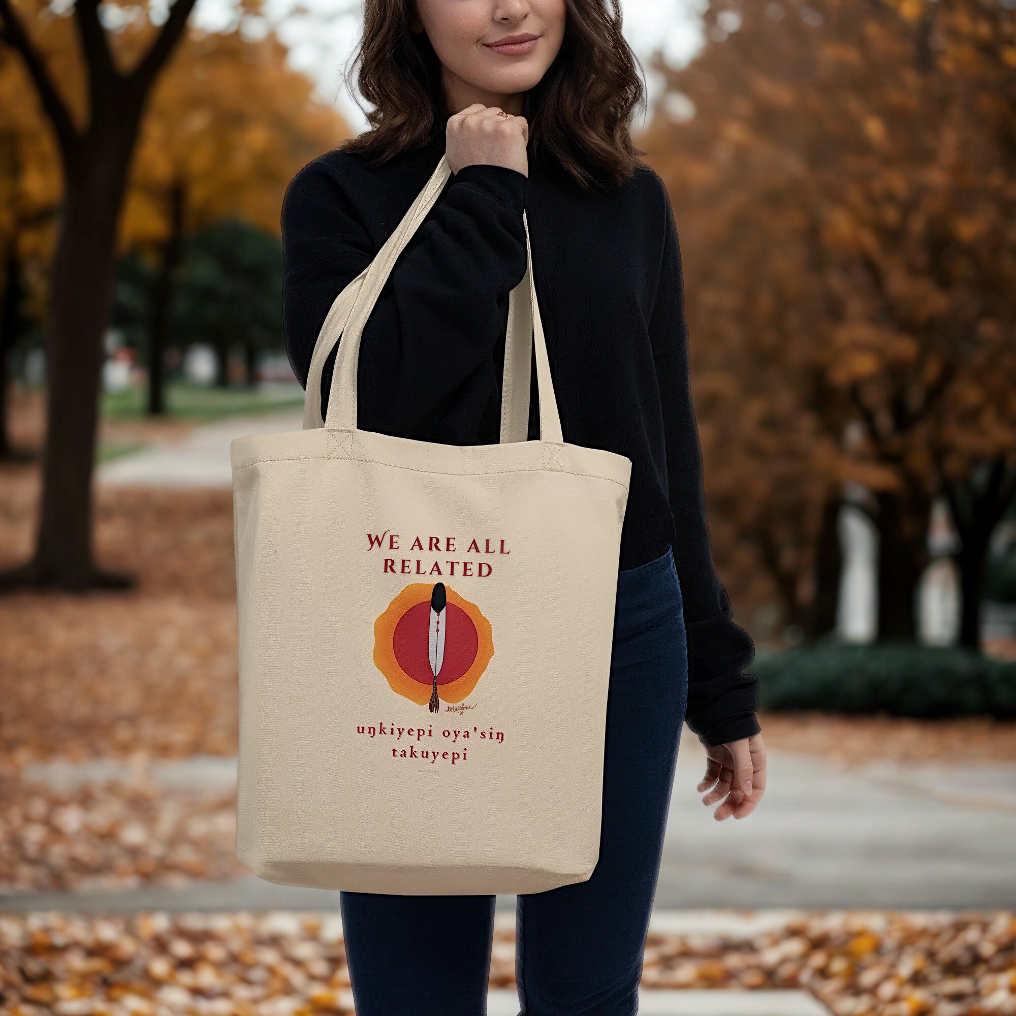 We Are All Related Eco Tote Bag