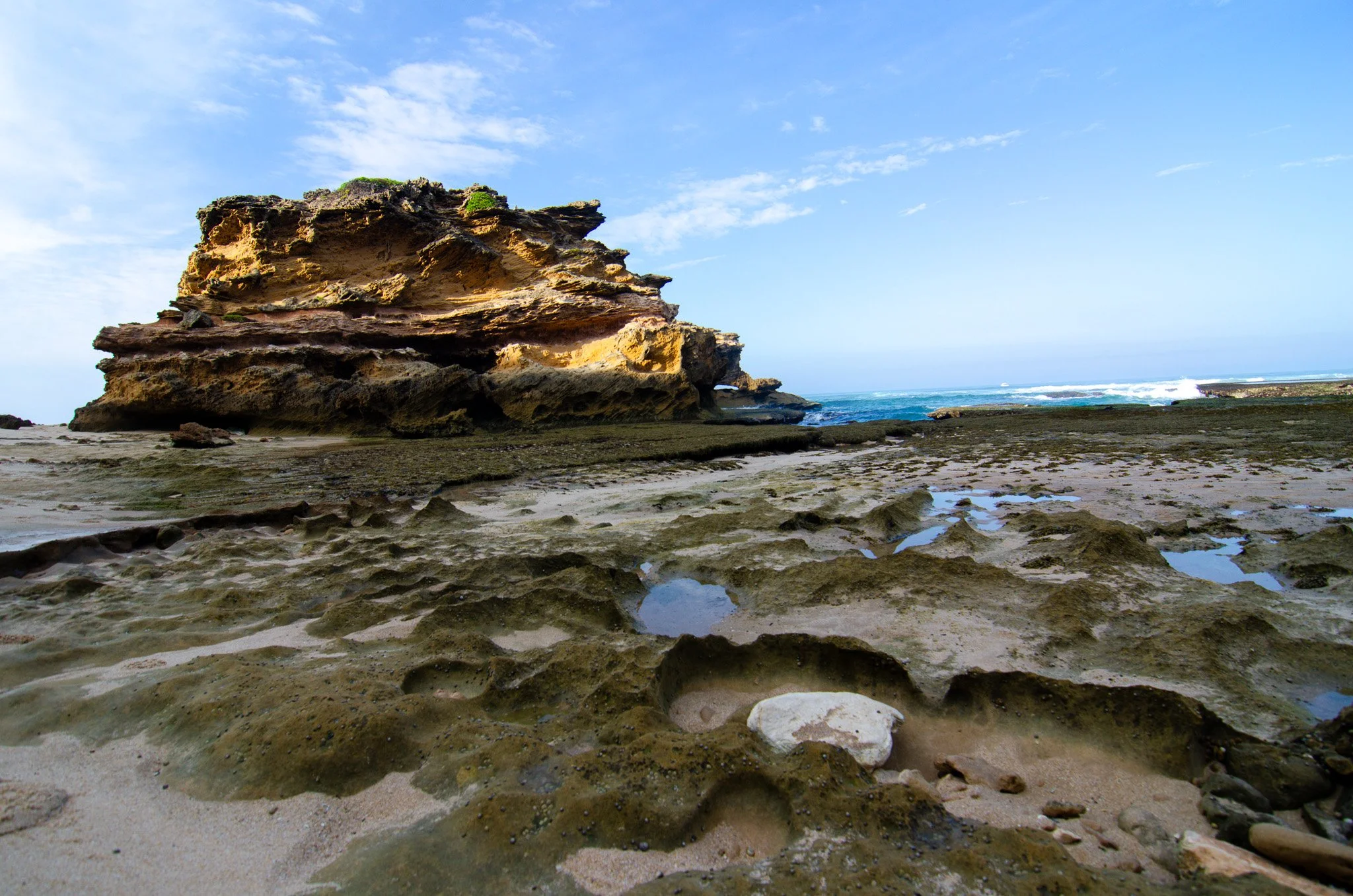 The passage to the Arch at Number 16 Beach