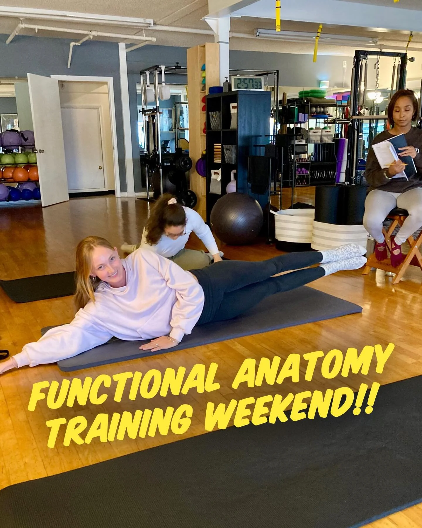Just a friendly reminder that we have weekend number two of our Functional Anatomy Training Course this weekend.

Saturday, March 7th
8am TRX Trampoline with Zac
9am Barre with Katie
10am Barre Stretch with Katie

Sunday, March 8th
8am TRX Trampoline