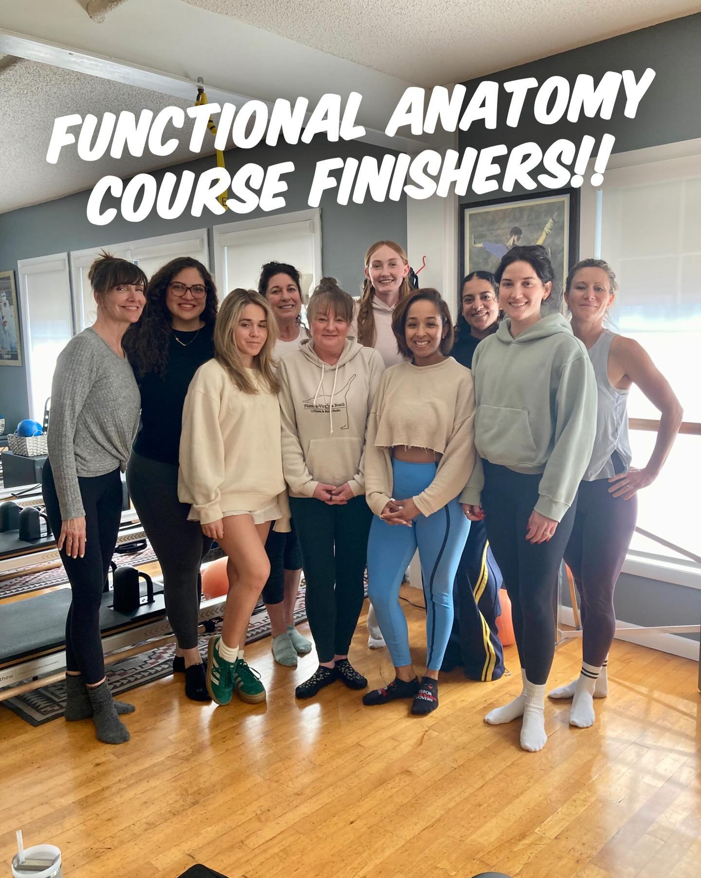 The 30-hour Functional Anatomy Course is a prerequisite for students who want to take STOTT PILATES courses. It&rsquo;s also a great refresher for those preparing for exams!! Our group consisted of both types of students as well as a couple of us who