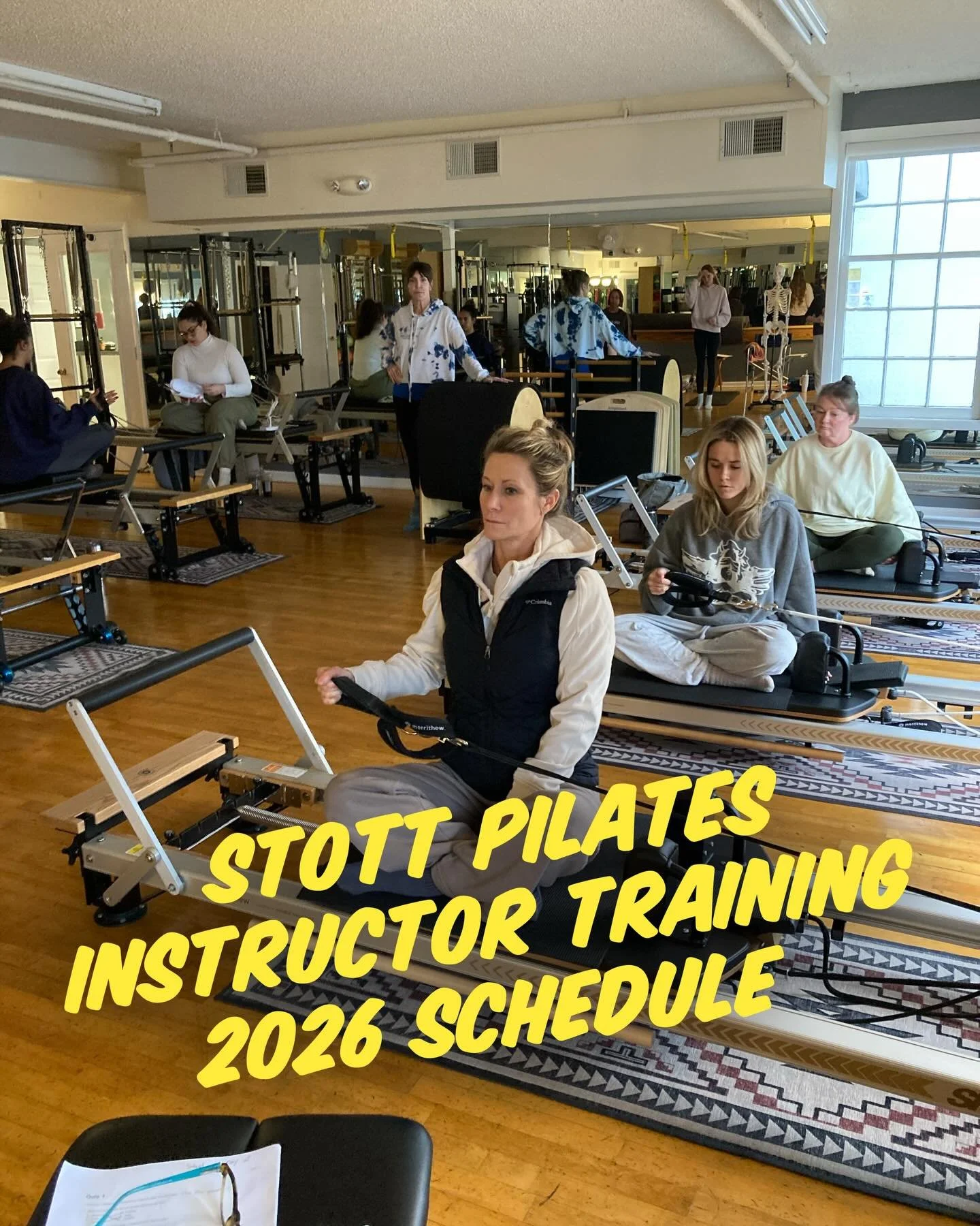 Our 2026 STOTT PILATES Training Schedule is official and available for registration.

For more information, please text or call (818) 219-3716 or visit the following page on our website:
Pilates-4.com/apprenticeship-program

All dates, times and fees