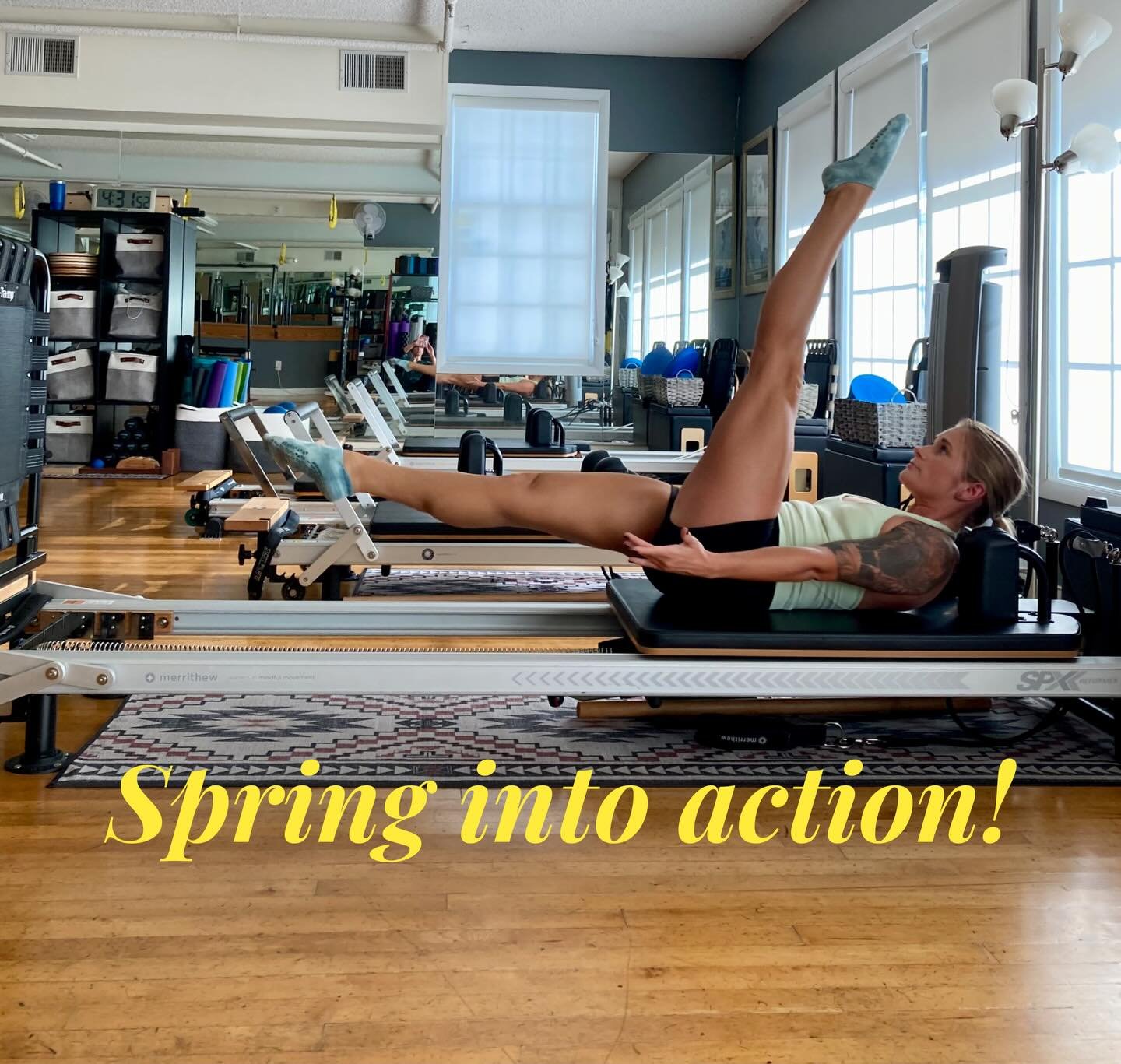 Spring into action with some updated class times and formats!

Barre - Mondays from 1:00 - 1:45pm
TRX Pilates Sculpt - Tues/Thurs from 12:30 - 1:15pm
TRX Trampoline Reformer - Sundays from 8:00 - 8:45am

#pilates4virginiabeach #trx #pilates #core #pi