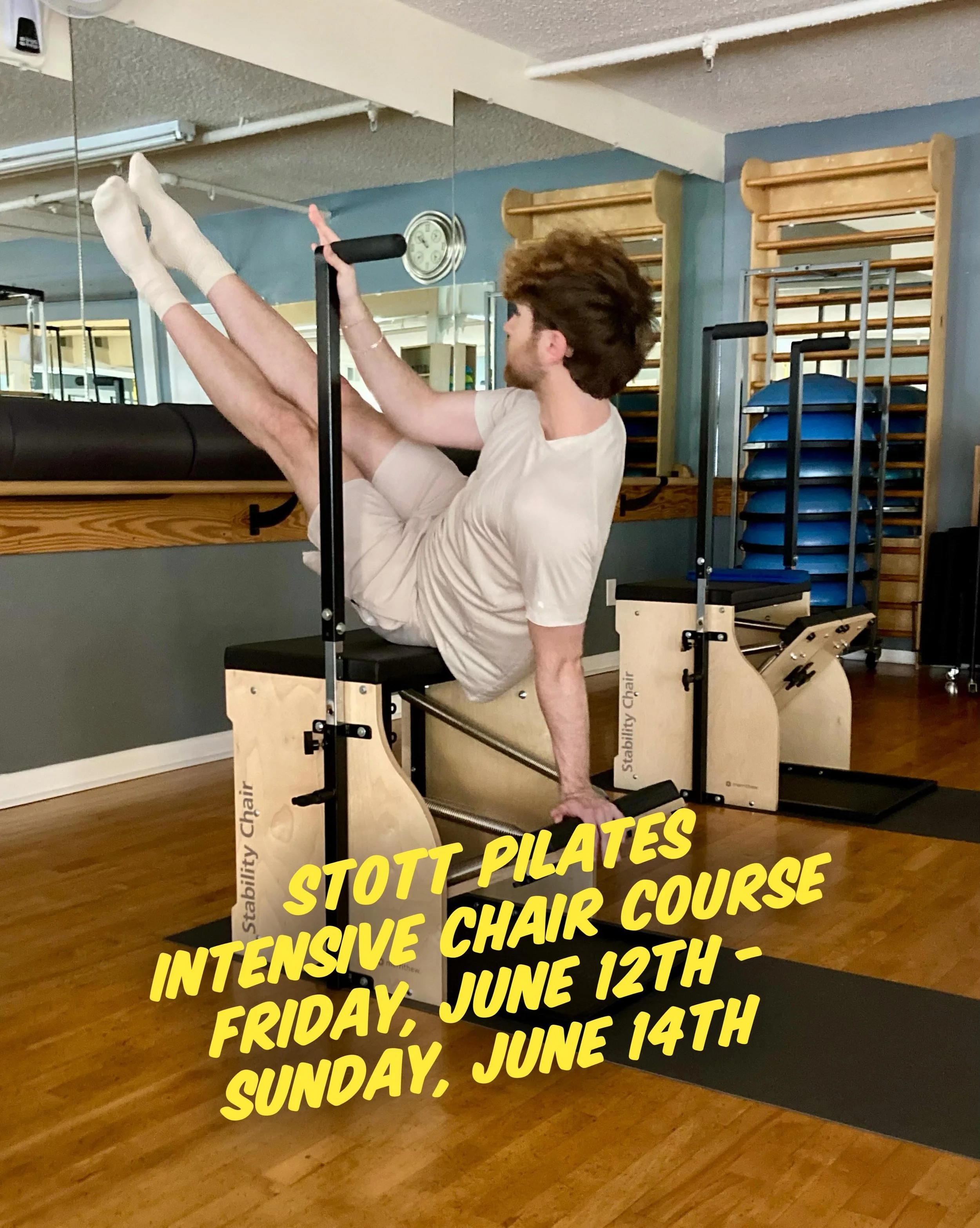 Happy Teaser Tuesday AND a reminder that our Intensive Chair course begins this Friday, June 12th.
Our adjusted schedule is as follows:

Friday, June 12th - no classes after 2pm
Saturday, June 13th - no classes after 11am
Sunday, June 14th - 8am, 9am