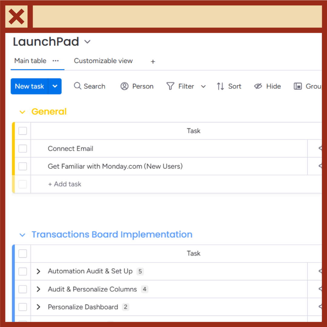 Launchpad Screenshot