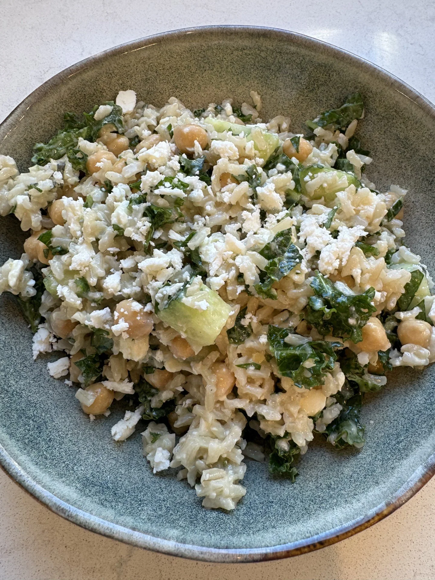 Chickpea and Brown Rice Salad