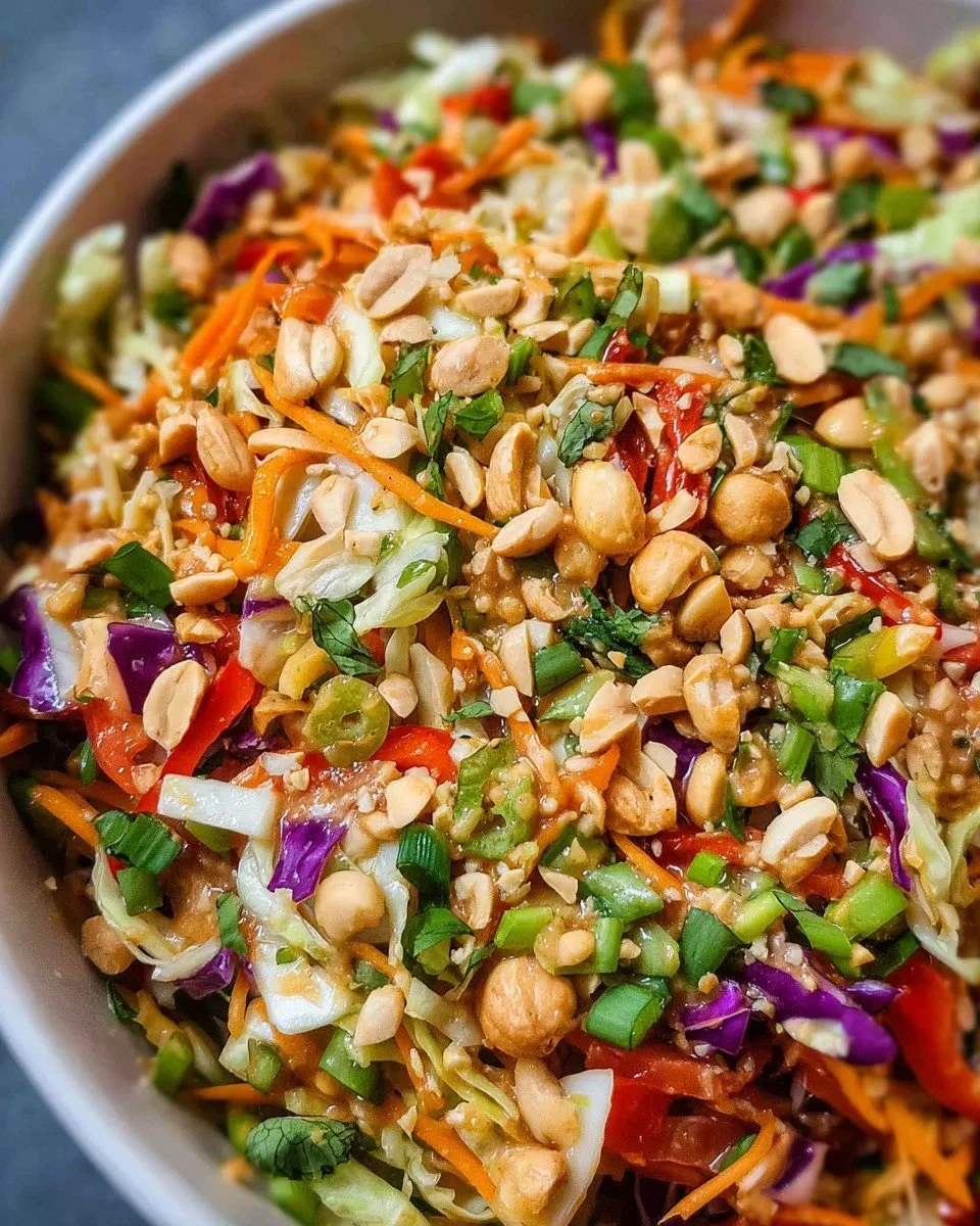 Thai Greens and Peanut Salad