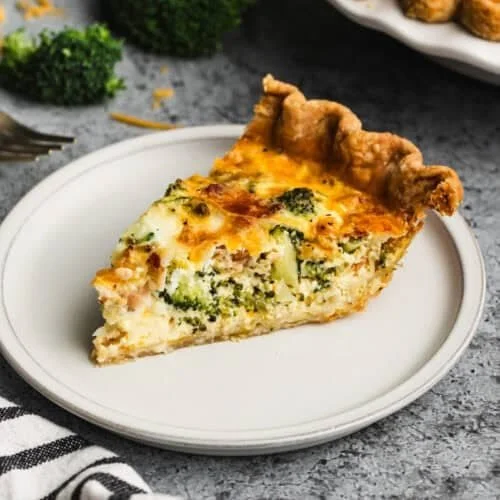 Quiche - Roasted Broccoli, Onion, Cheddar