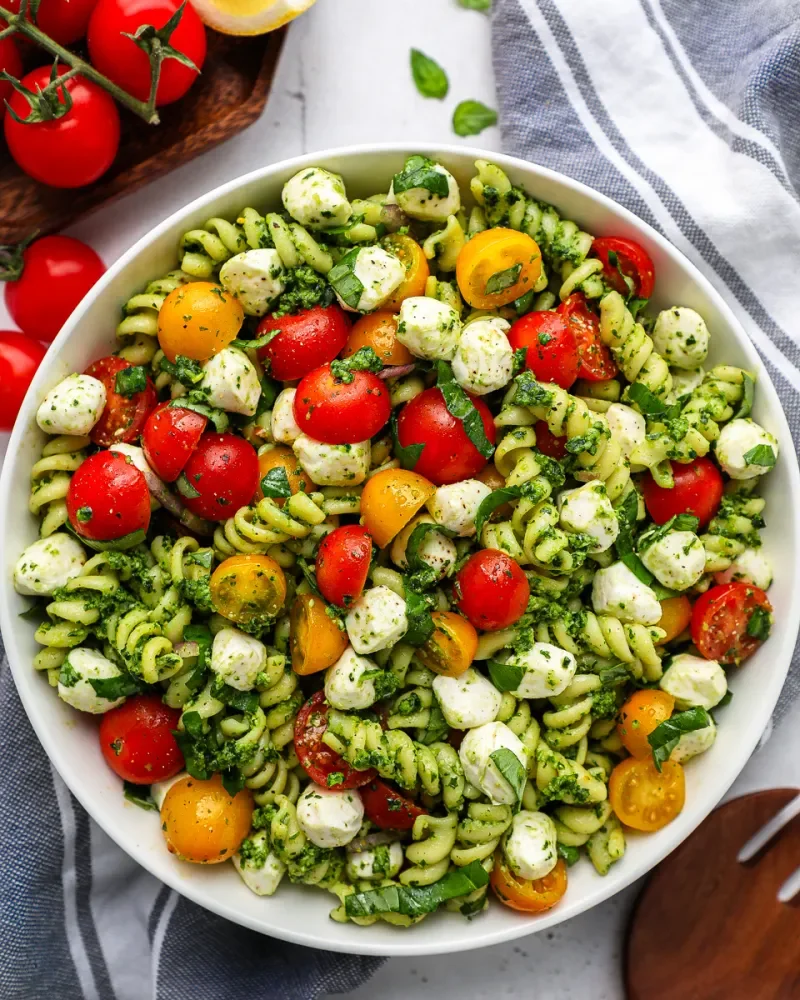 Summer Pesto Pasta Salad