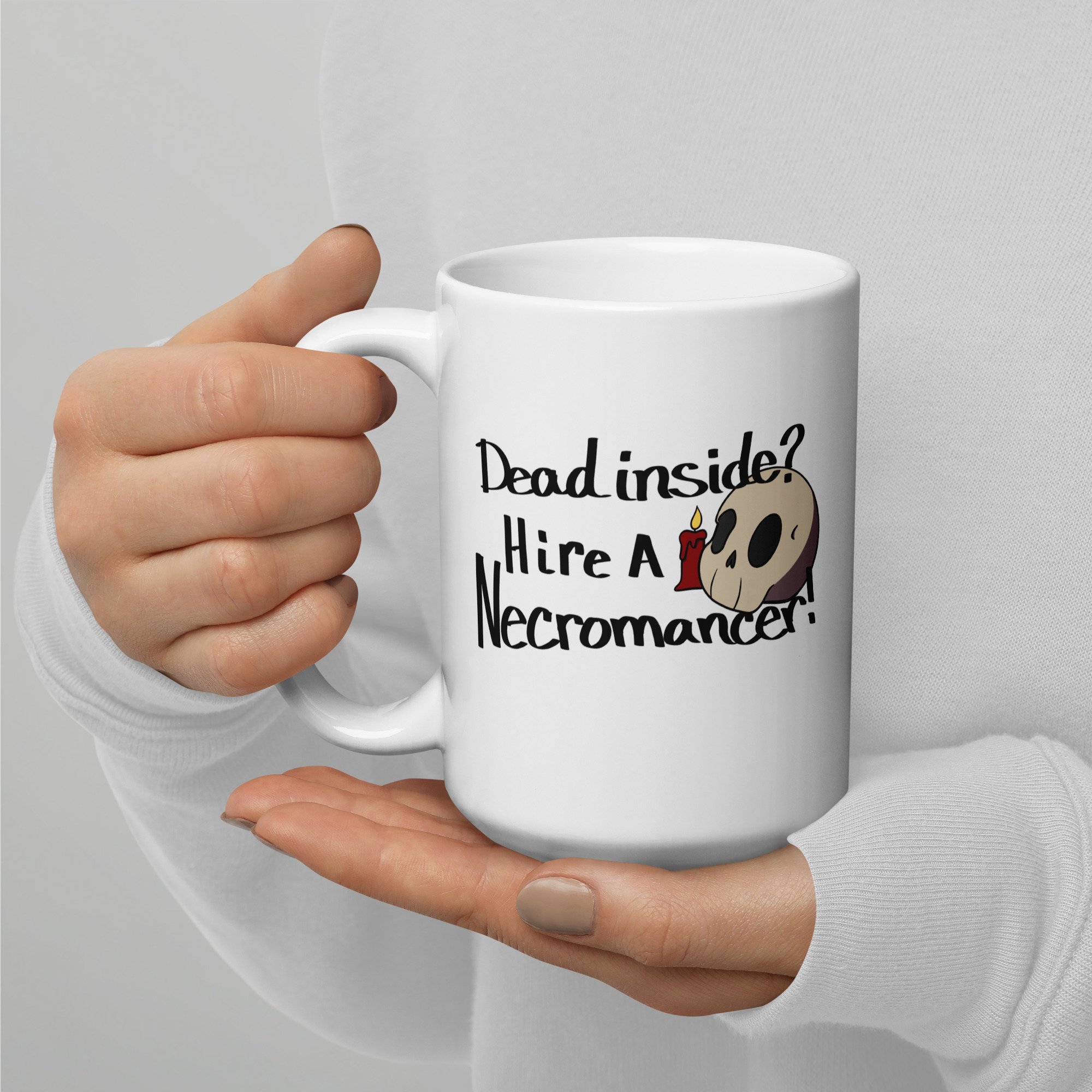 Dead Inside? | White glossy mug  15oz