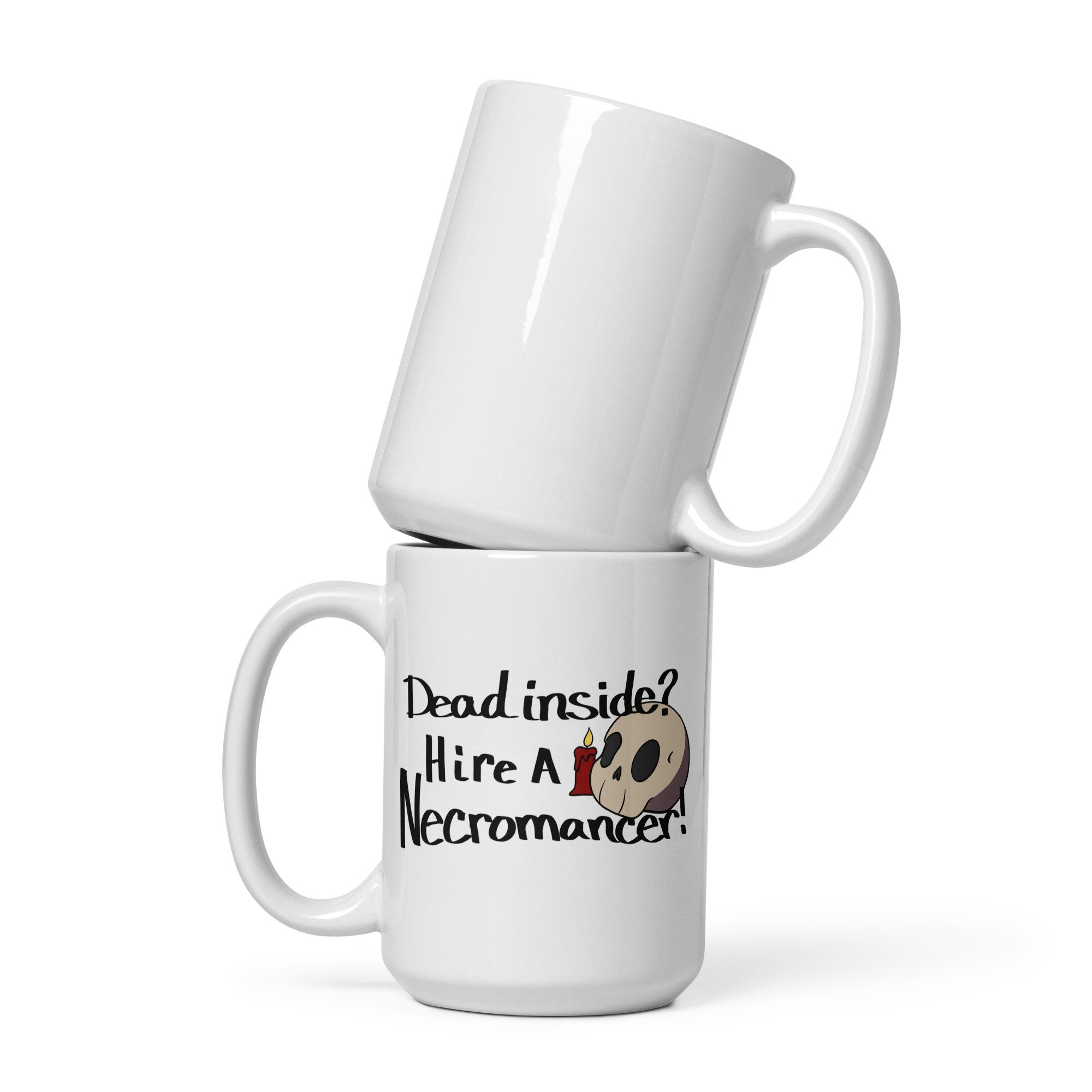 Dead Inside? | White glossy mug  15oz