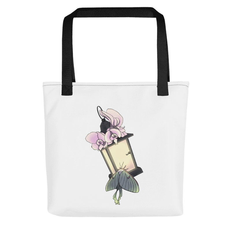 Moth Lantern | Tote bag 15x15
