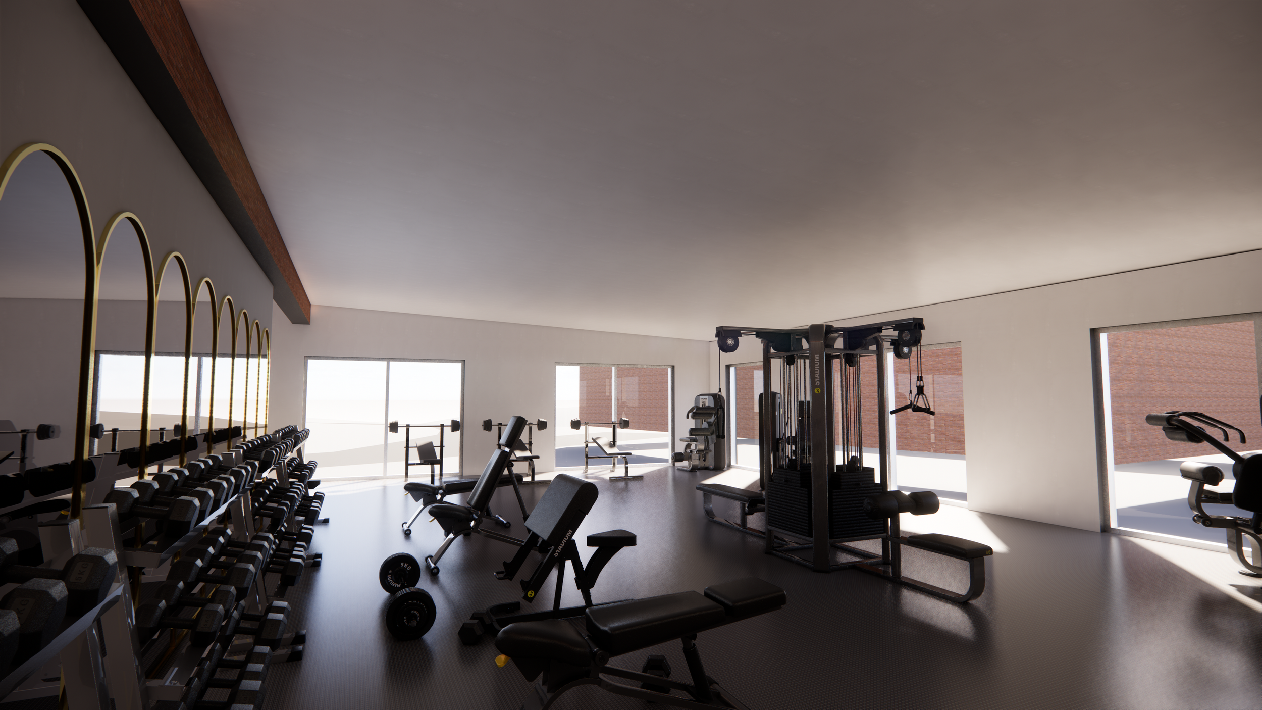 Recreation center gym, Wesley Chapel