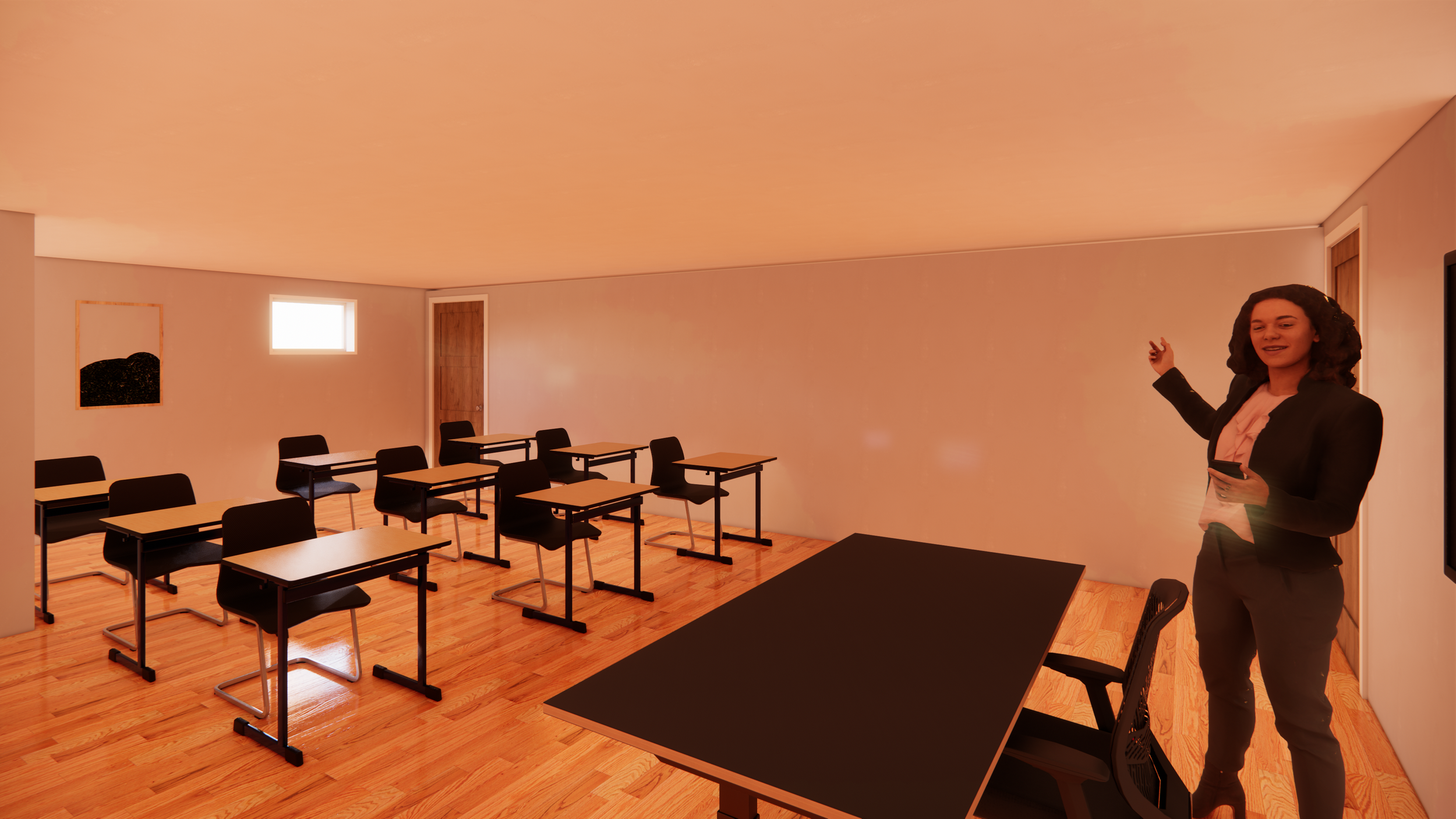 Basement classroom, Wesley Chapel