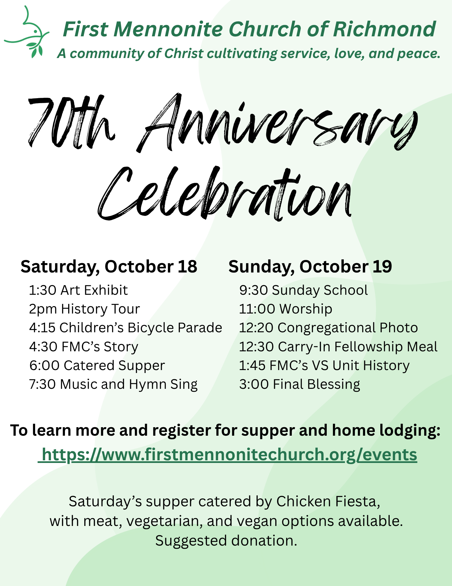 70th Anniversary Celebration