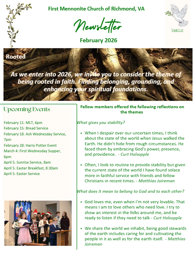 February 2026 Newsletter