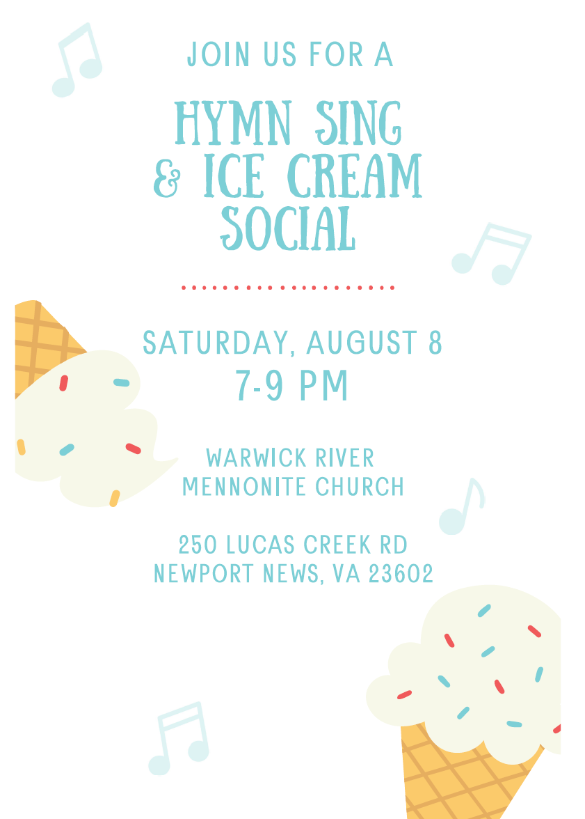 Hymn Sing & Ice Cream Social