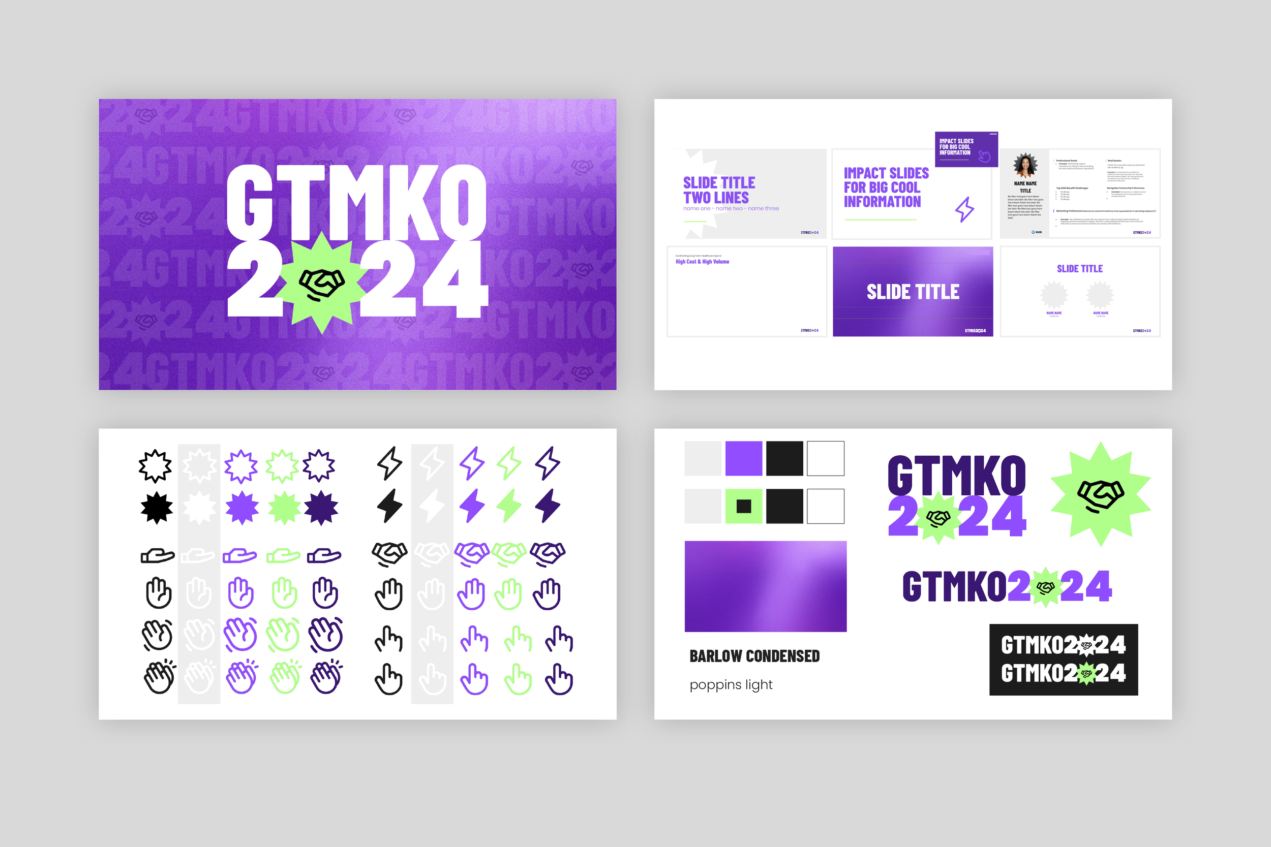 Go-to-Market Kick-Off Presentation Template Assets