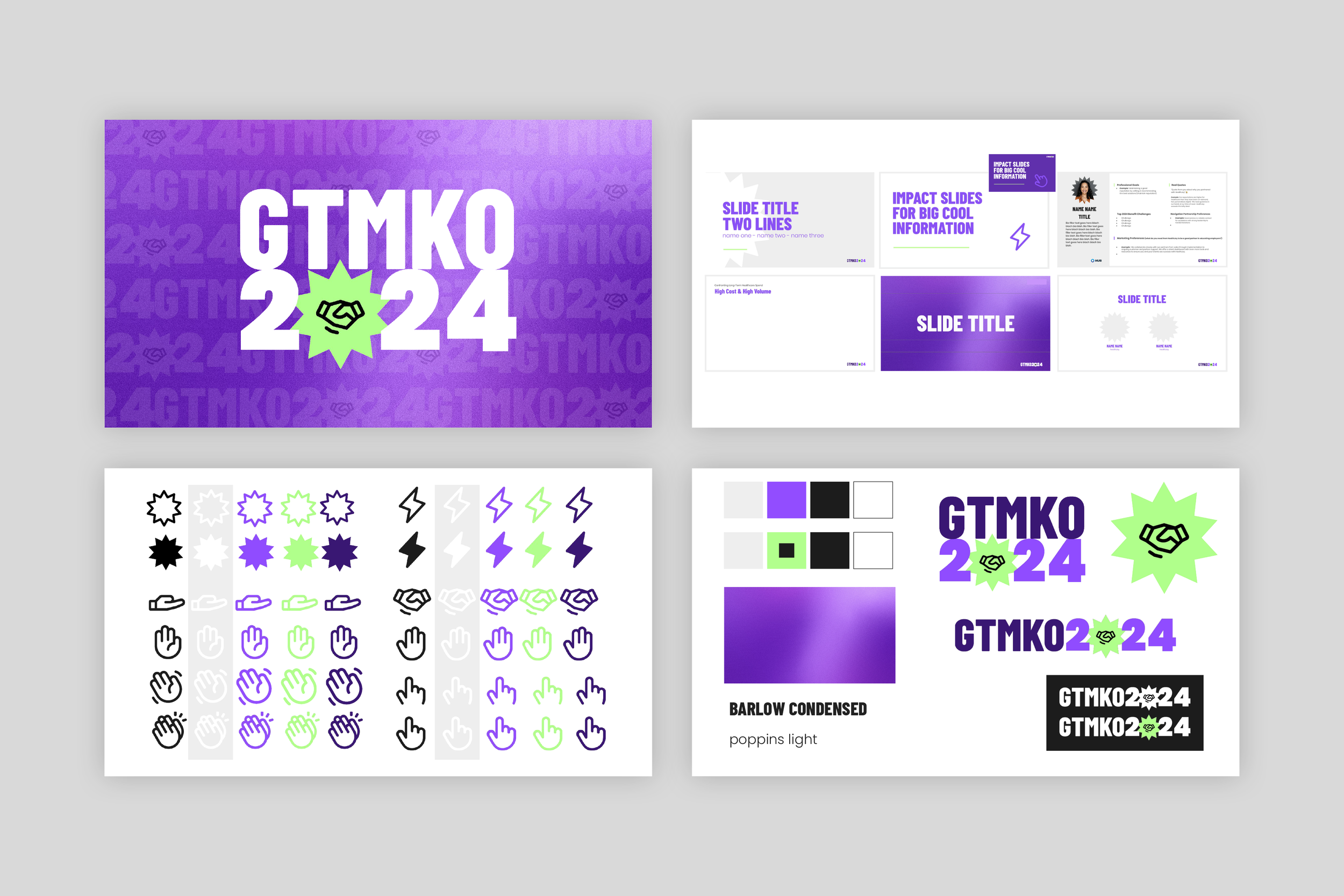 Go-to-Market Kick-Off presentation template and assets.