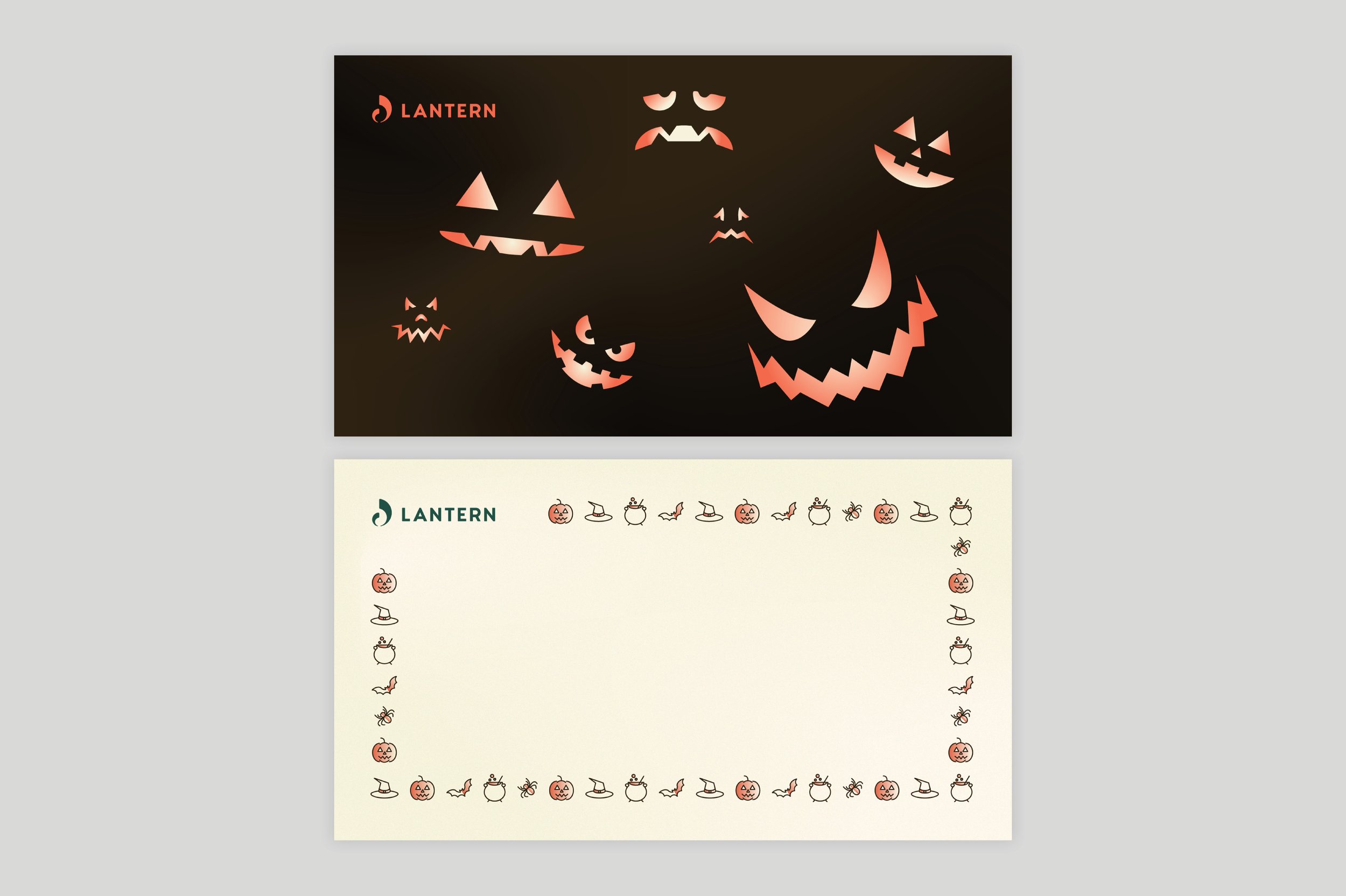 Final Halloween-themed Zoom backgrounds.