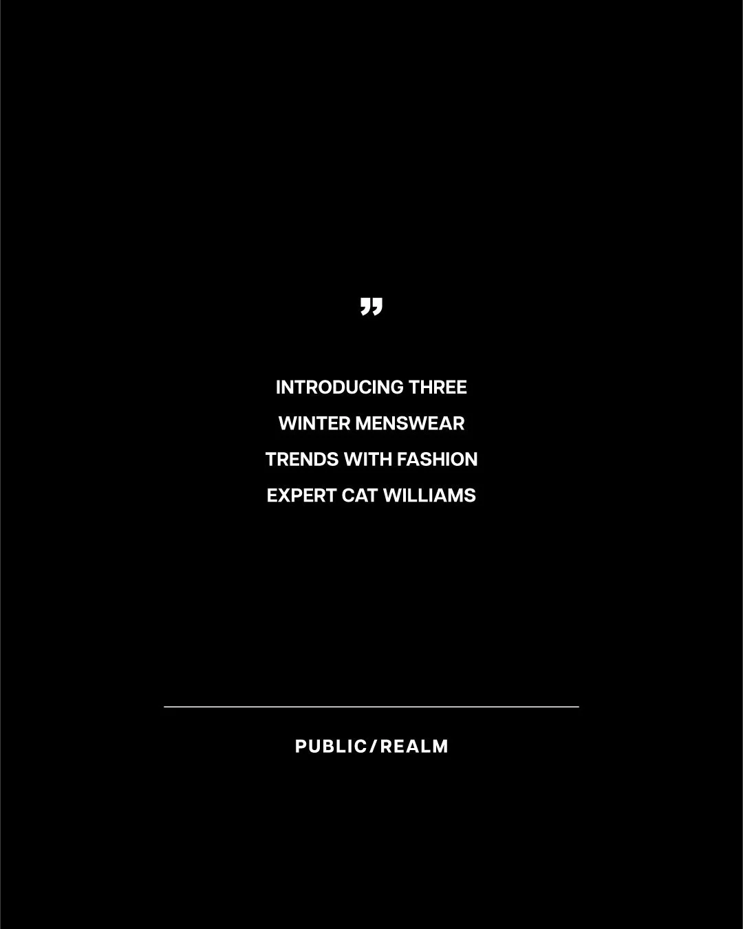 Fashion expert @thecatwilliams joined @breakfasttelevision for another celeb-inspired segment featuring her top three winter menswear trends and how to wear them.

▪️Advanced Layering&mdash;follow the rule of threes: a fitted based, a relaxed mid-lay