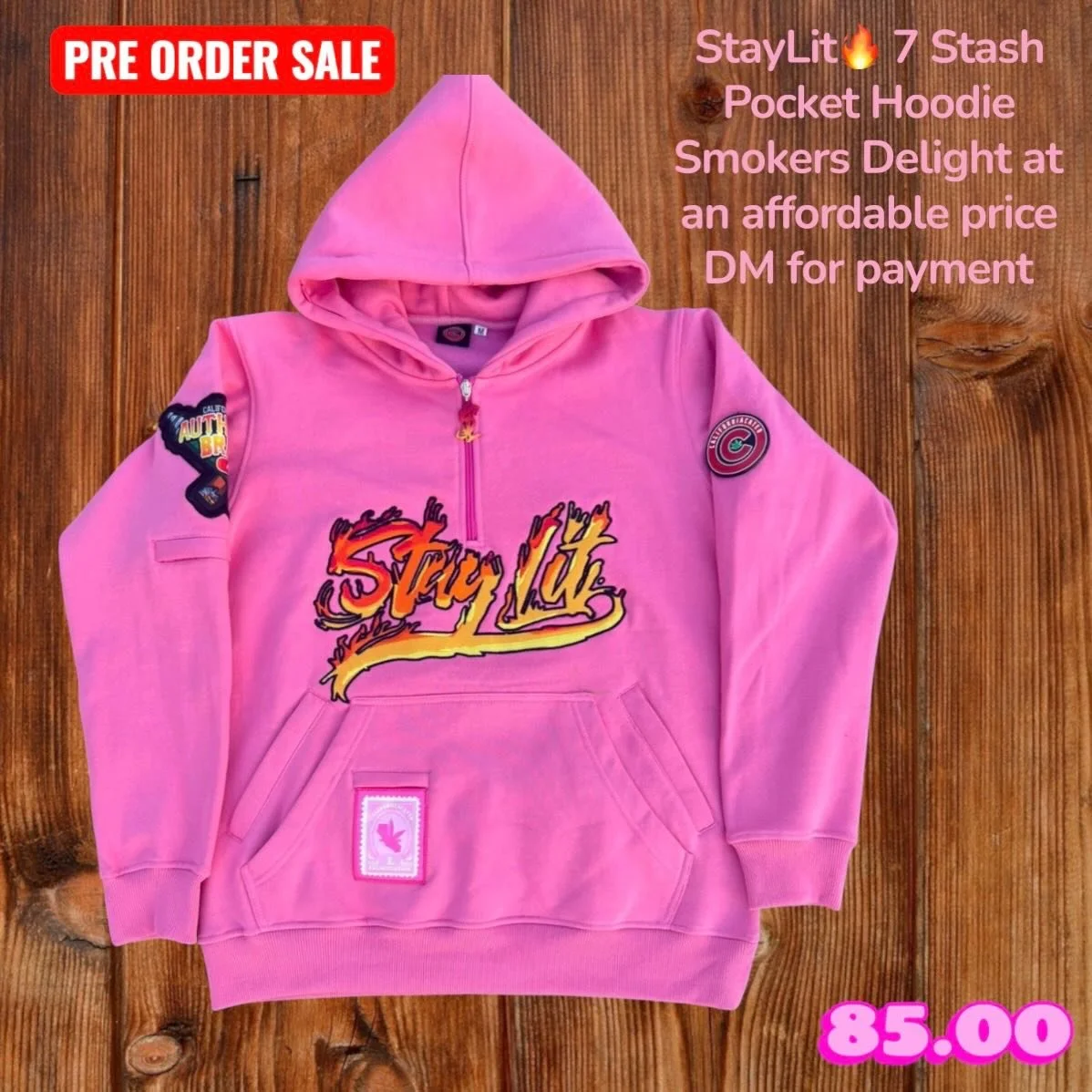 Sizes vary as they are going fast for the ones we have on deck tap in tell a friend StayLit🔥