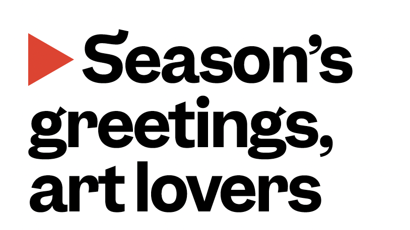 Half-page holiday ad in the Boston Globe. Matches the "Give the Gift of Membership" onsite poster. 