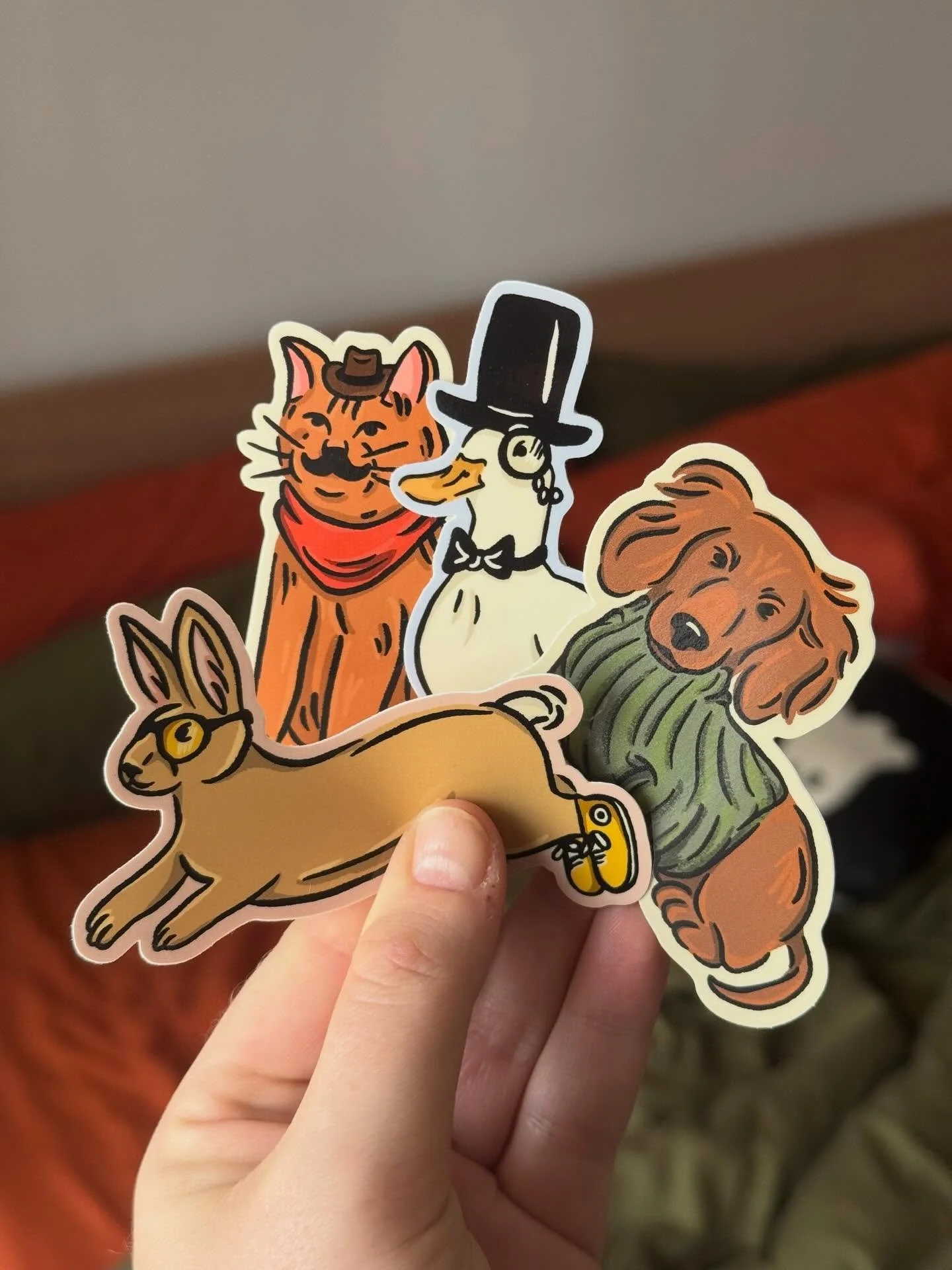 Sticker Round Up! 🤠

Some silly, cutie animal pal stickers I designed awhile back for the @bunbunvending Sticky Bun vending machine launch at the Made in Tucson Market. 

Which pet are you? I am an aspiring cowboy cat but in reality, I am more of a 
