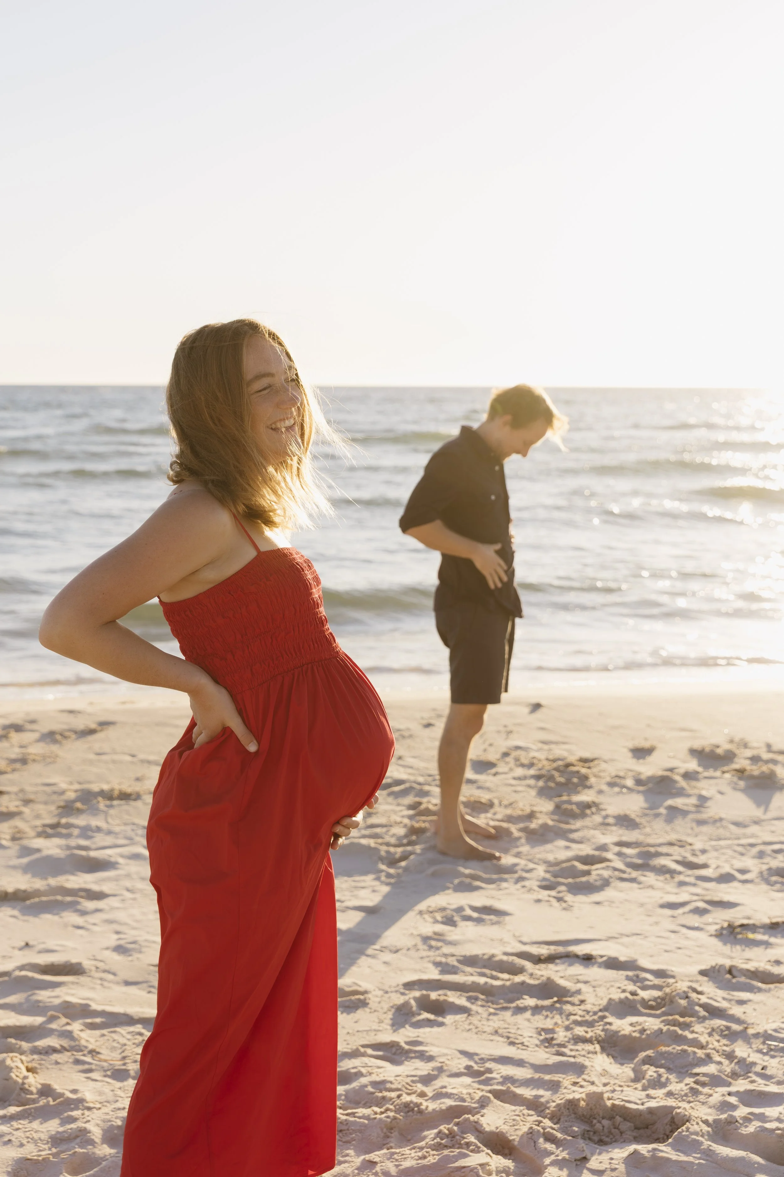 Megan Cox_Adelaide_Photographer_Maternity_Couple_Baby_Beach_Sunset_Ocean.jpg