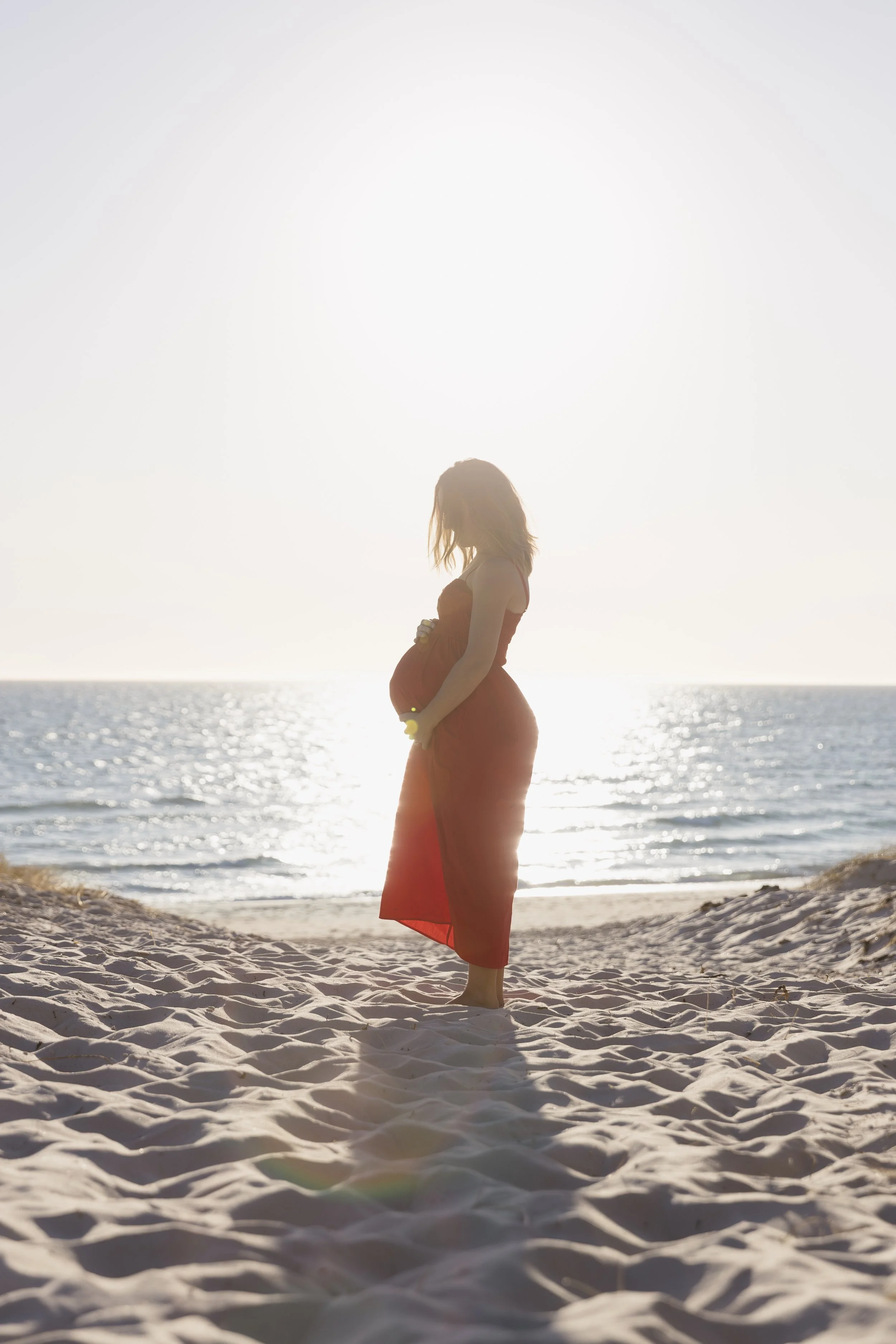 Megan Cox_Adelaide_Photographer_Maternity_Couple_Baby_Beach_Sunset_Ocean.jpg
