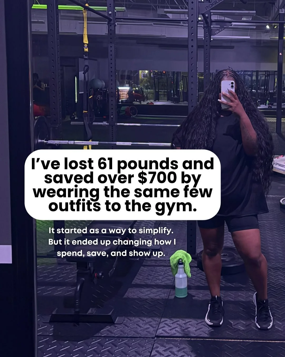 The gym uniform might look like a fitness thing, but it&rsquo;s not. It&rsquo;s a discipline thing. It&rsquo;s a money thing. It&rsquo;s a me thing.

What I&rsquo;ve learned is repetition builds results faster than motivation ever will. It&rsquo;s no