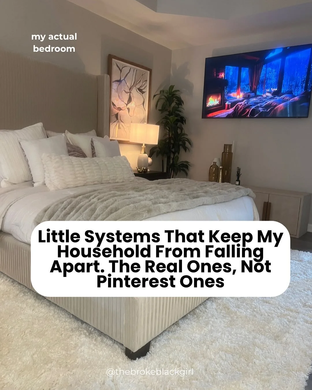 No aesthetics. No bins. No color coding. Just a few real things that keep my home from slipping into chaos and my money from falling apart. These kind that work even when I&rsquo;m tired, busy or over it. 

These don&rsquo;t always look good, but the