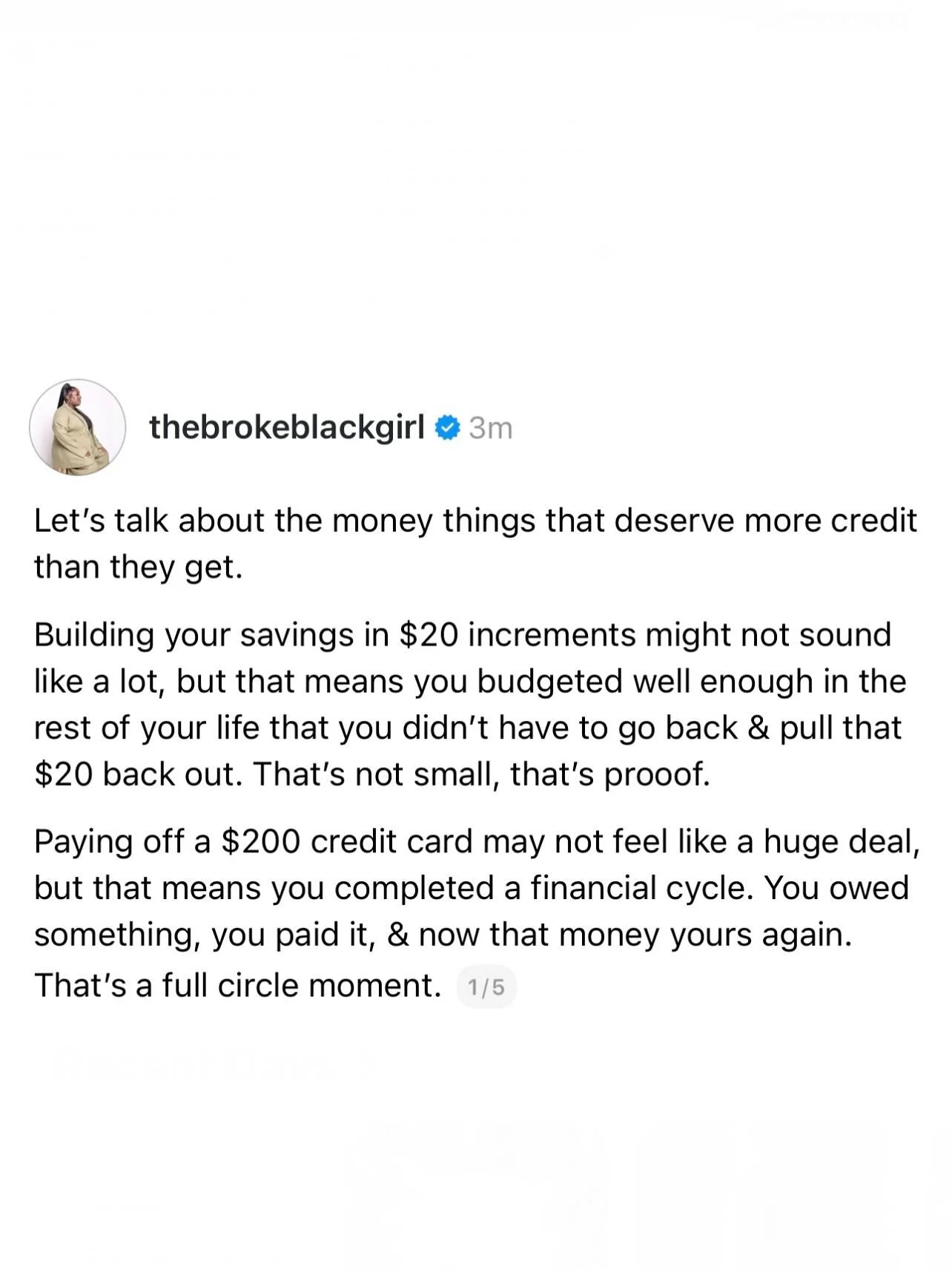 Comment NEWSLETTER to join The Micro Money Club, our weekly money community with over 27,000 subscribers who are learning to build wealth $1, $5, $10, and $20 at a time. 💸

Every Wednesday we talk about what money really looks like in real life. No 