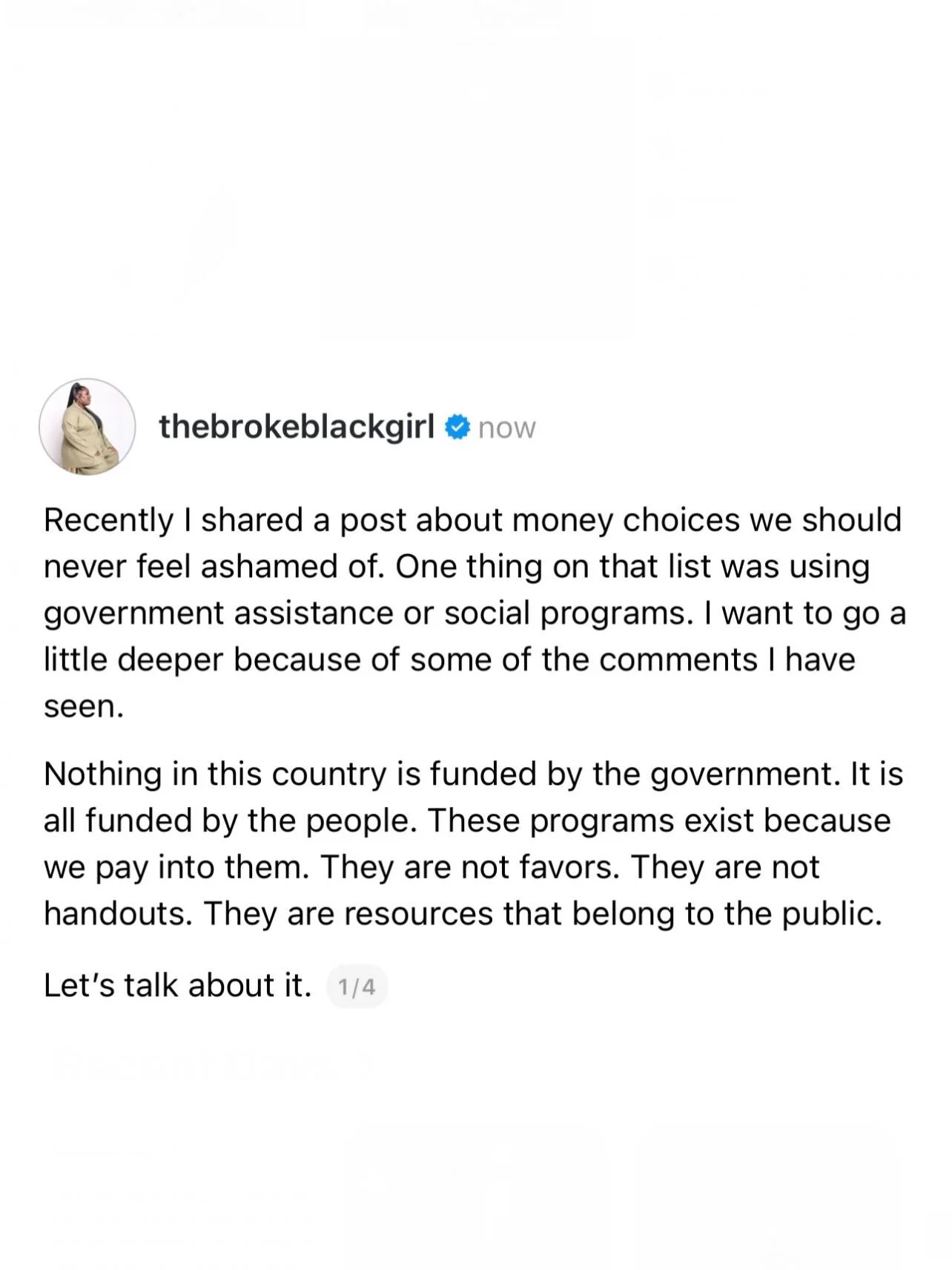 This is one of the reasons why I believe we all should be financial activists. Because it&rsquo;s not enough to just know how to budget or save, we also have to understand the systems we&rsquo;re all living inside of.

And let me be clear&hellip; thi