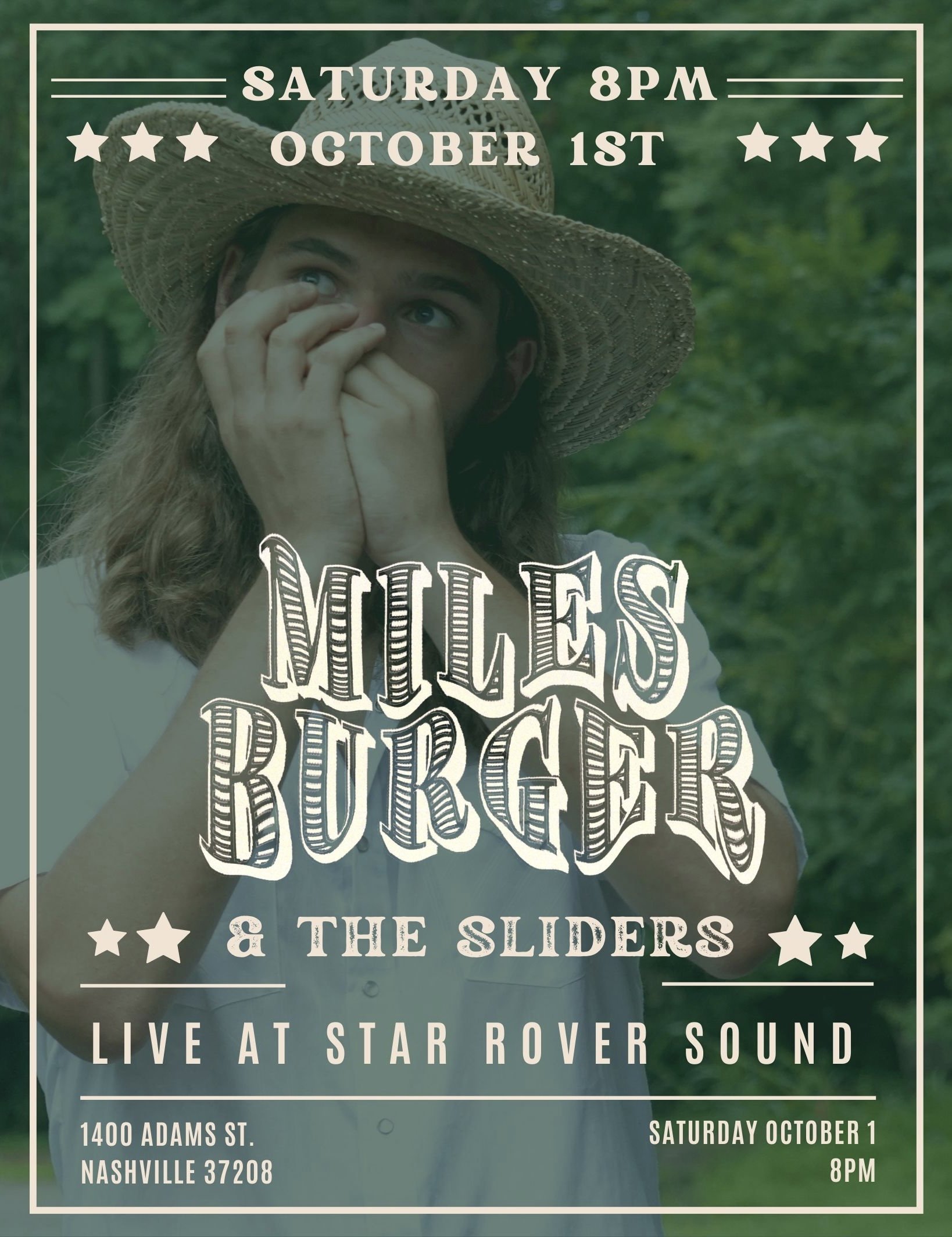 Miles Burger live at Star Rover Sound