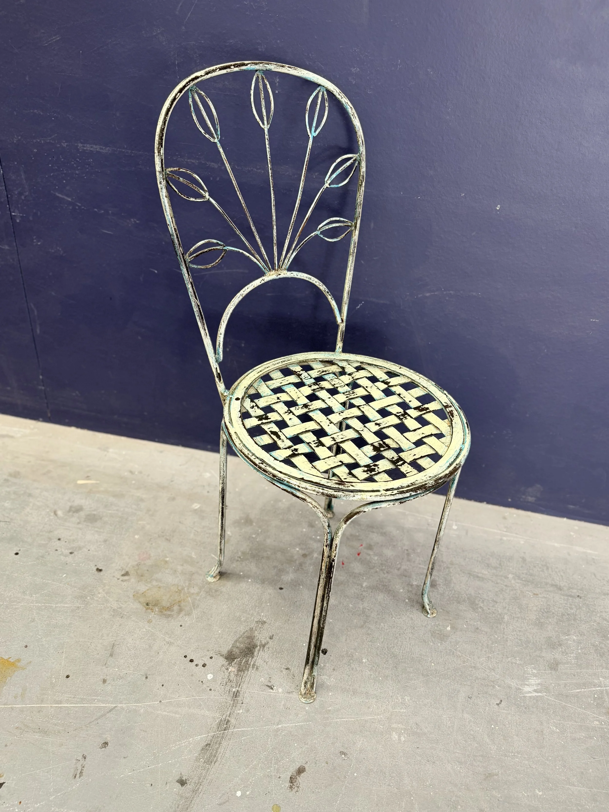 A Set Of 6 Garden Chairs