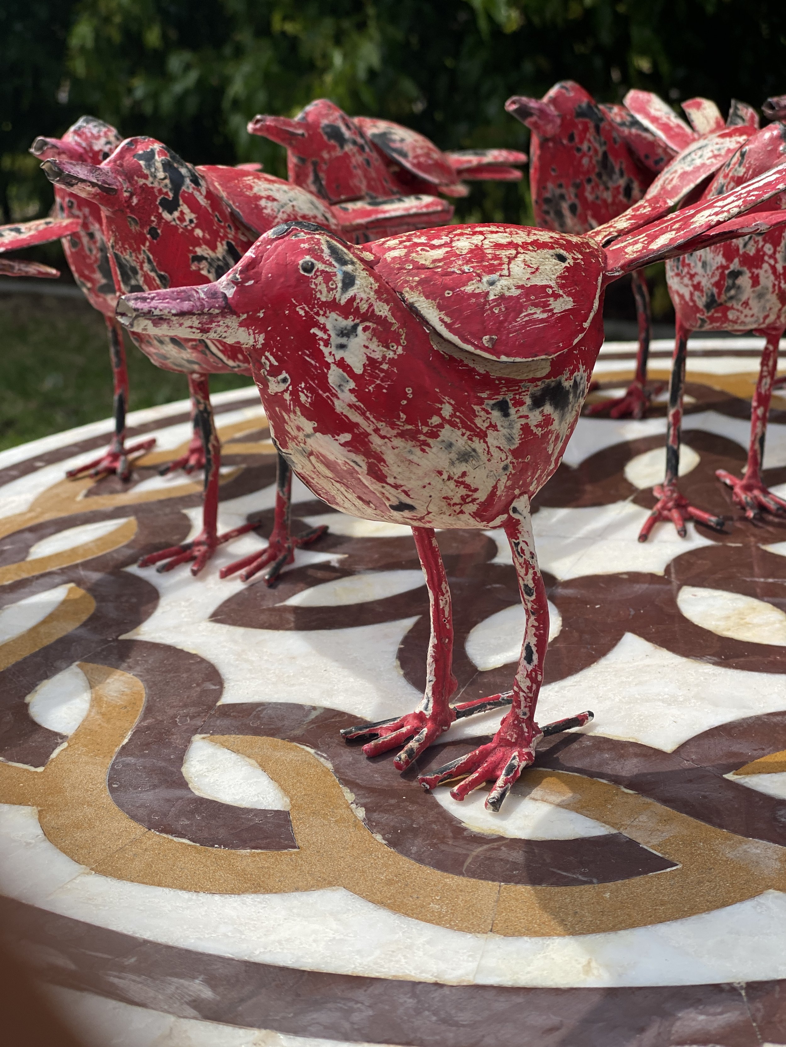 A Set of 10 Iron Birds