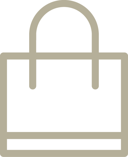 A shopping bag icon