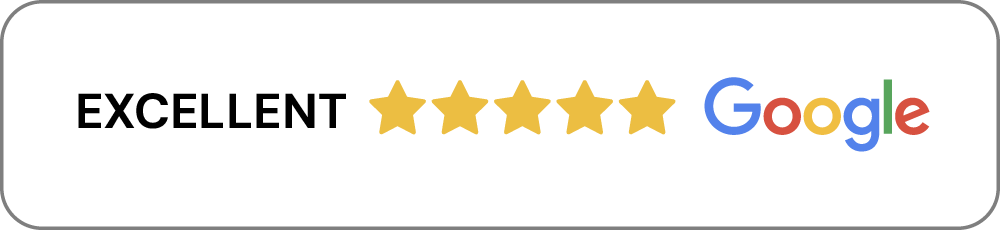 Rated 'Excellent' on Google