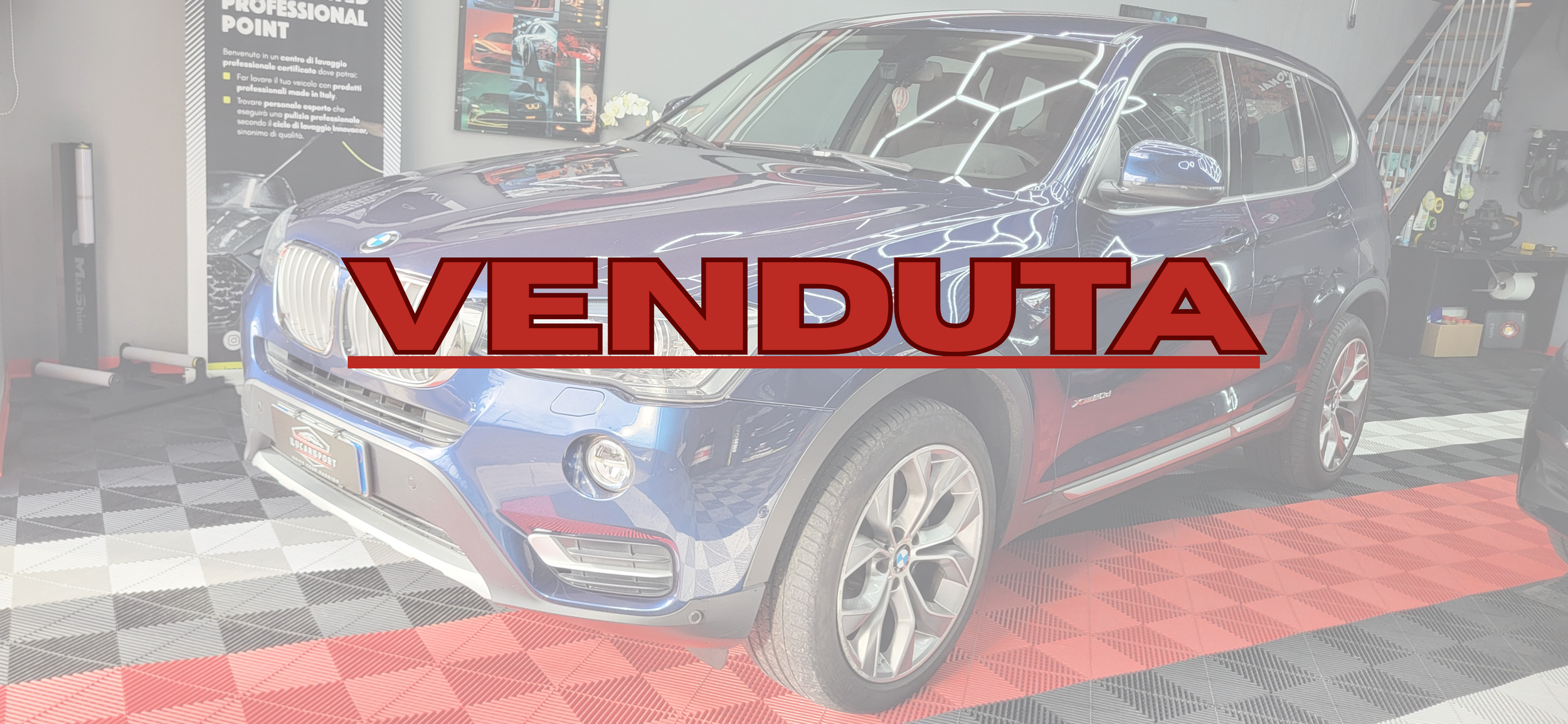 BMW X3 F25 LCI 2014 xdrive20d xLine auto – 01/2017 – 140kW / 190 CV – Cambio Automatico 8 Rapporti - / KM 103700 / Colore : Tiefseeblau met.  - Unico Proprietario- € 18.790,00