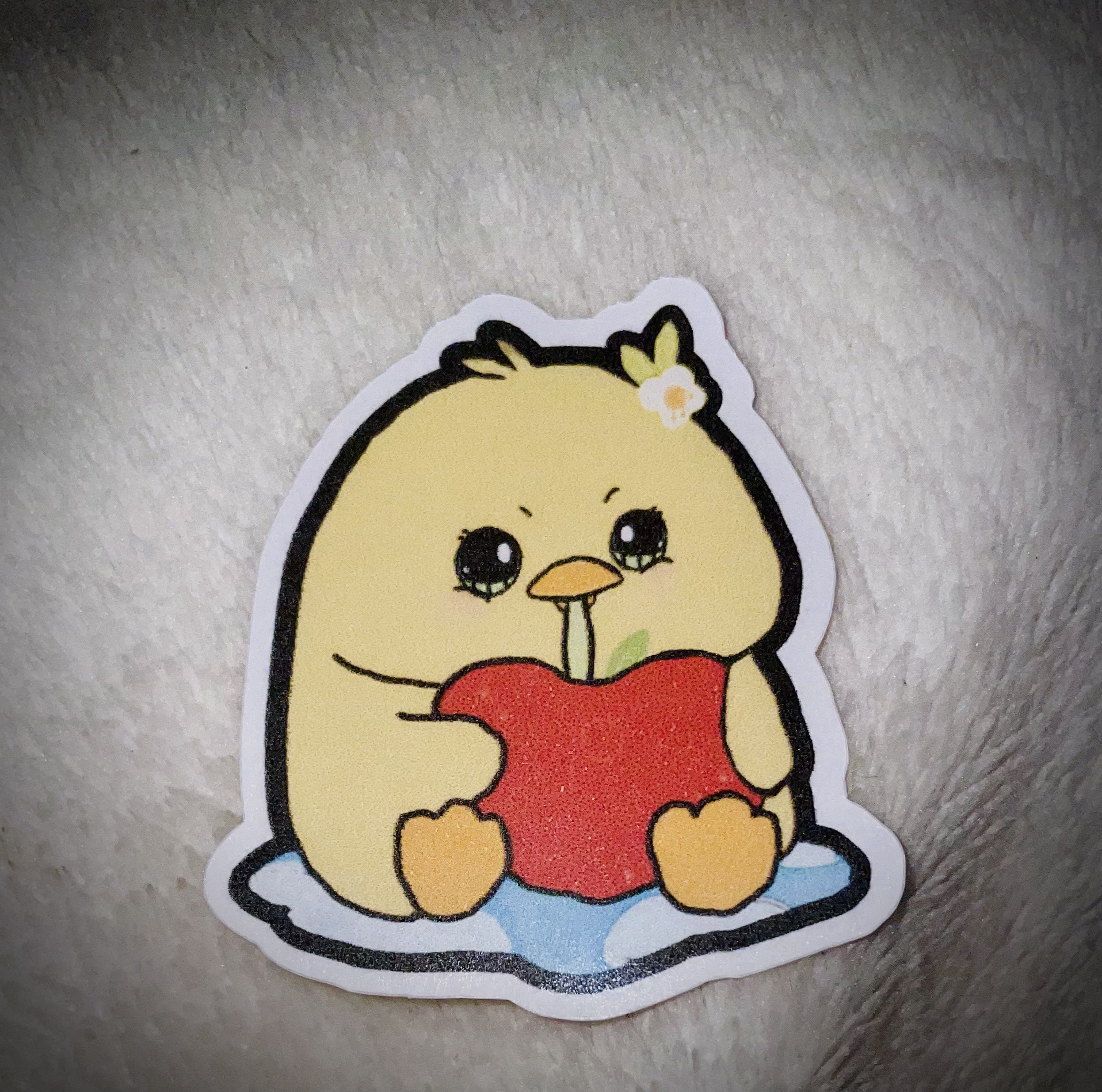 Apple juice ducky