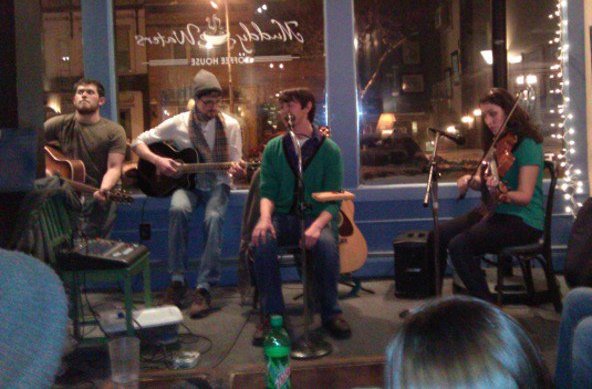 In his college days, LaSalle thought that scarves made him look cool, so he wore them when he would play at open mics. At the time of this writing, he still agrees with that premise.