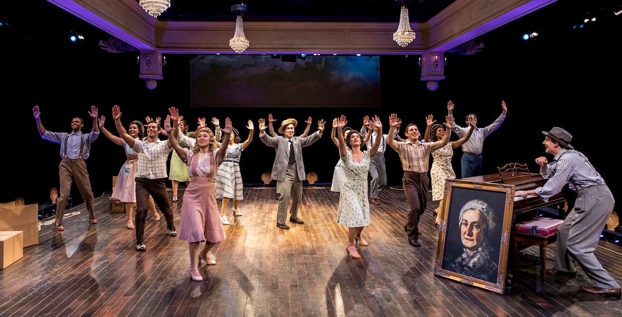 Adam LaSalle and the cast of HOLIDAY INN at the Marriott Theatre