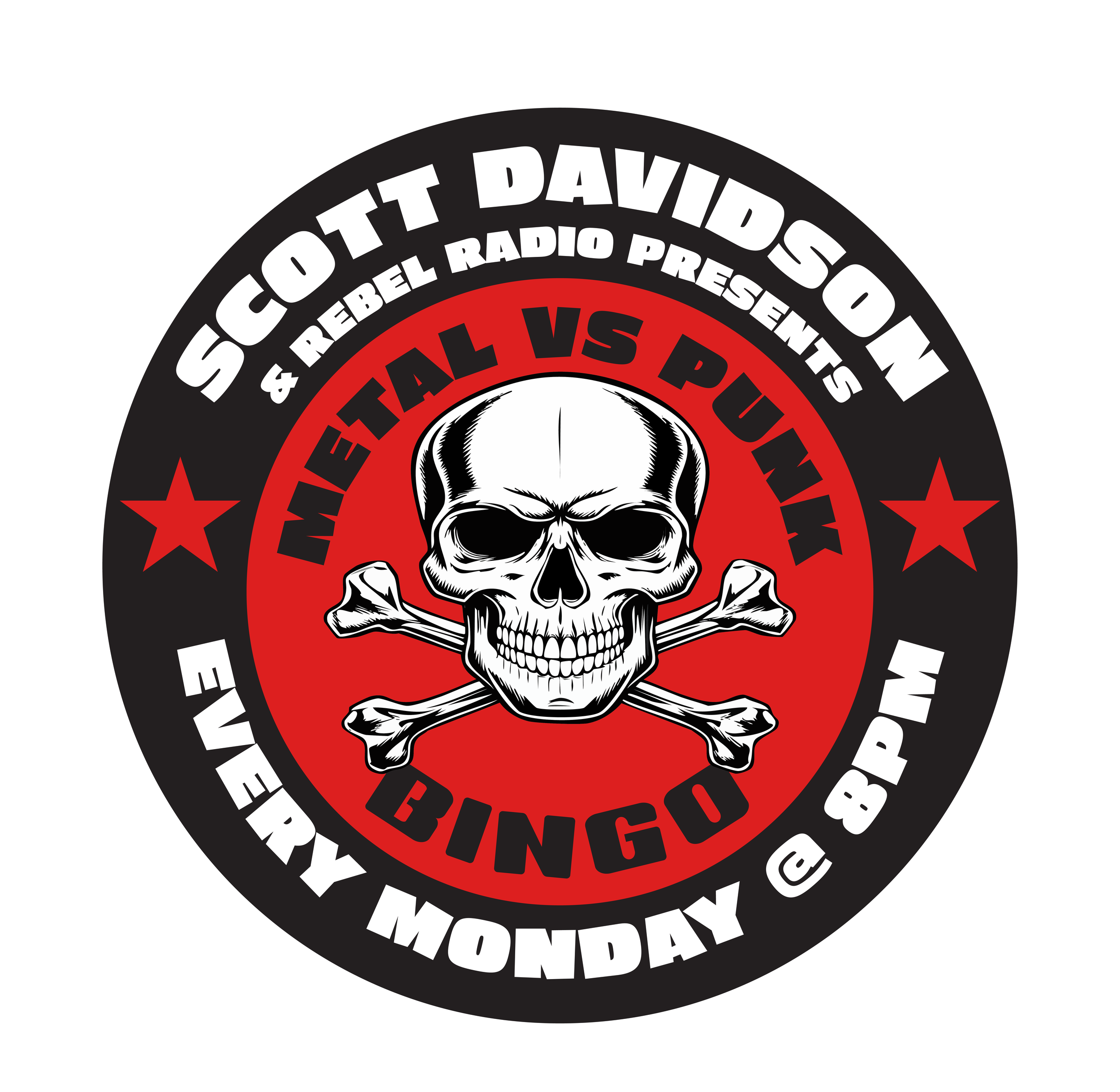 Rebel Radio, Metal vs. Punk, Bingo, Scott Davidson