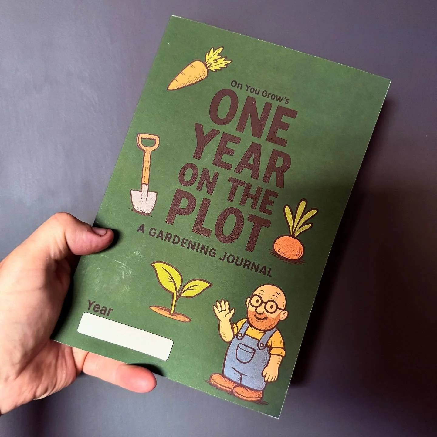 We are looking forward to using local gardening guru Guy Caesar’s new ‘One Year on the Plot’ Gardening Journal, you can get yourself a copy on amazon.