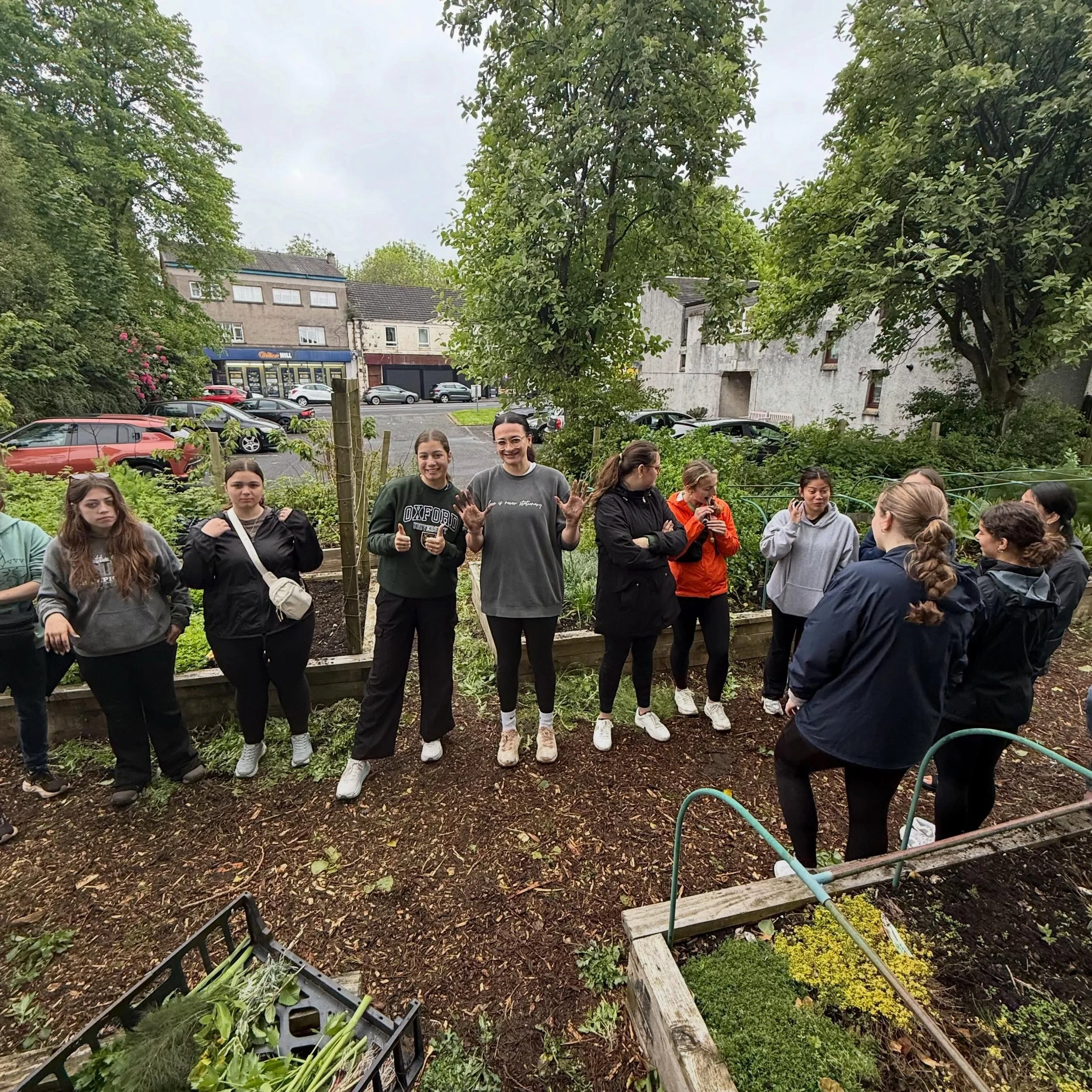 Cleanup and weed of Shore Street Herb Garden today, loads of lovage, thyme, bunching onions, different mint varieties, camomile, fennel, chives, strawberries, rosemary, sorrel and much more FREELY available for anyone to pick.

Thankyou to the team o
