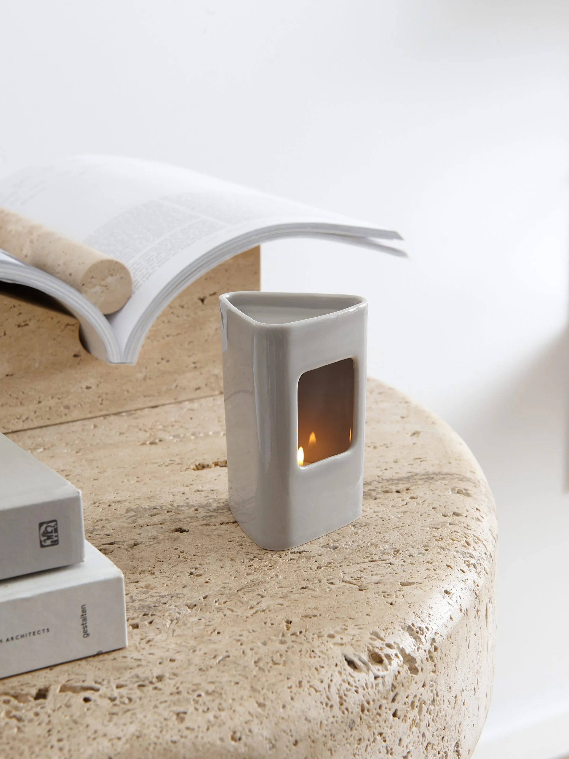 Tri's triangular design creates a serene atmosphere