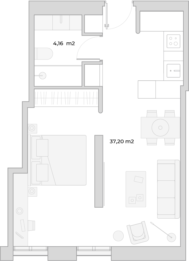 SMC60 - Plantas 4, 5 y 6 - Letras A