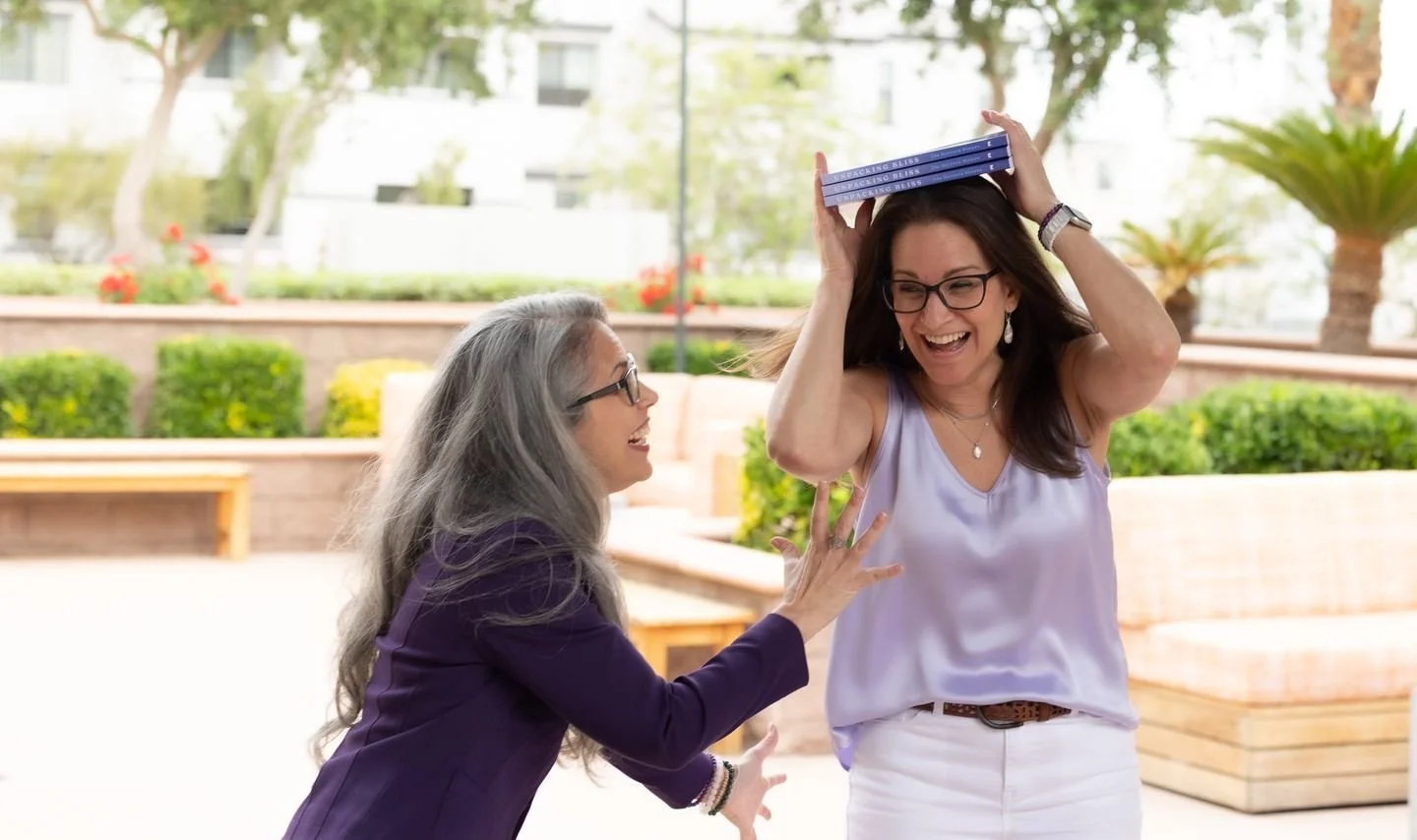 The glamorous life of sister co-authors: 😂

&bull; Arguing over Oxford commas at 11 PM
&bull; Crying over the same paragraph (but for different reasons)
&bull; Texting each other book ideas from separate bathrooms
&bull; That time we both showed up 