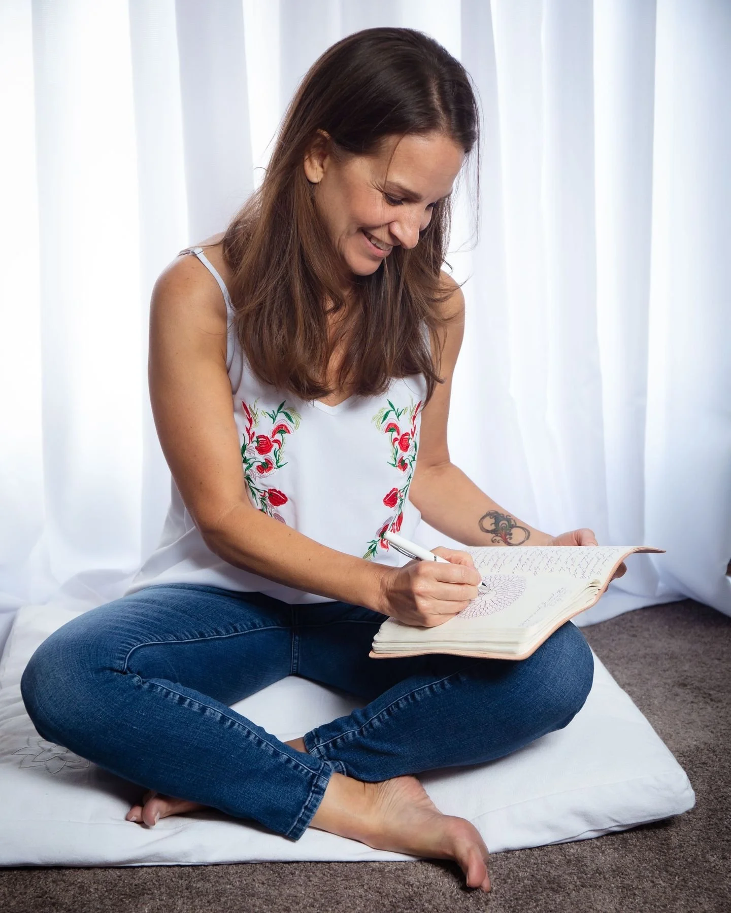 The best part about writing with your sister? She calls you out on your BS and celebrates your brilliance in the same conversation.&quot;😂💜

This was us, literally every day while creating Unpacking Bliss. Sandi would catch me overthinking (shockin