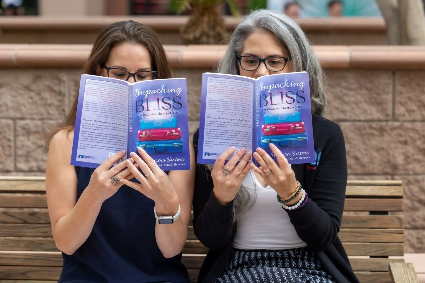 Fun fact: Writing a book with your sister activates the same neural networks as meditation 🧠👯&zwj;♀️

Okay, we might have made that up... but honestly, the collaborative process of creating Unpacking Bliss felt like the most natural thing in the wo